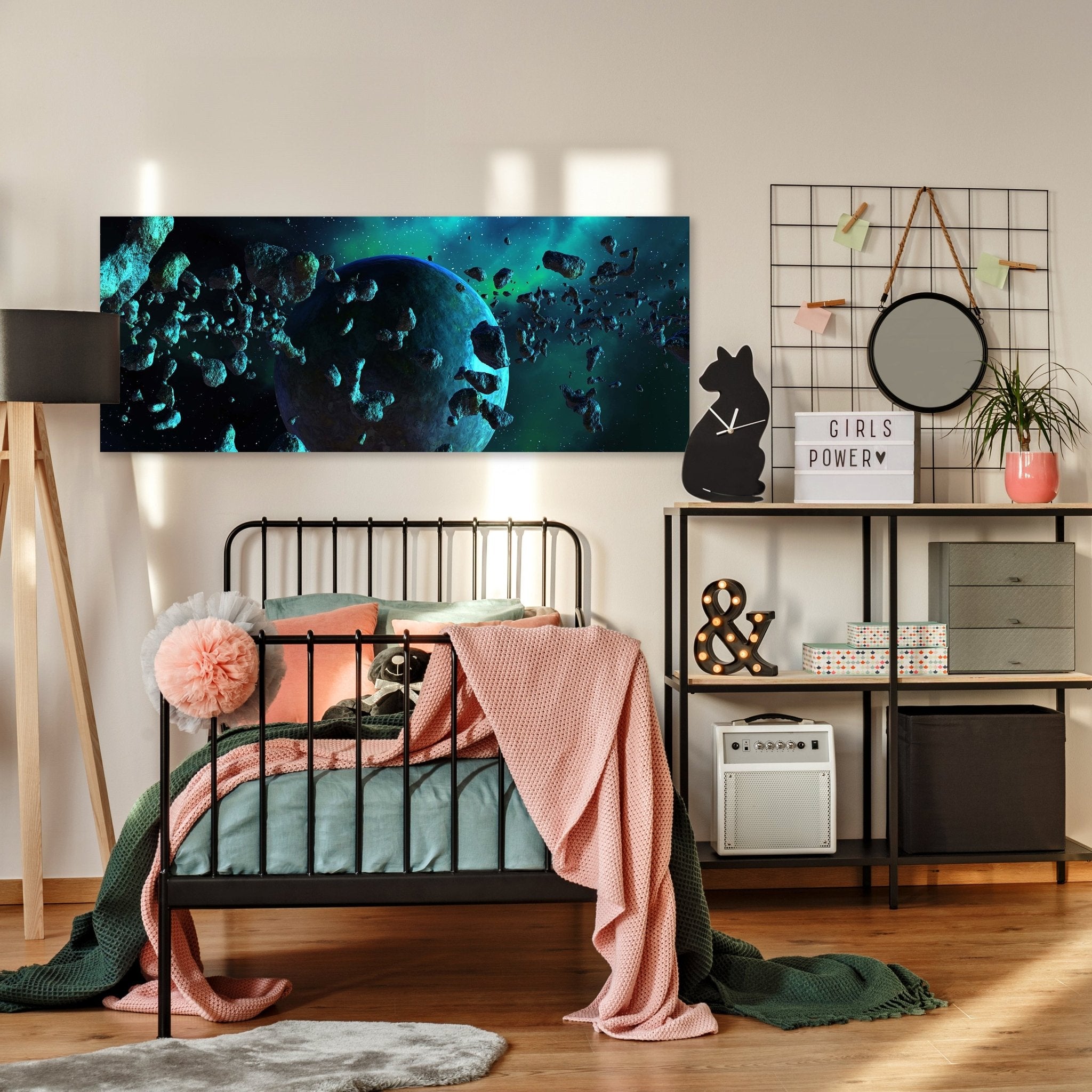 Leinwandbild Asteroidenfeld Space M0263 kaufen - Bild 3 Leinwandbild Asteroidenfeld Space M0263 kaufen - Bild 3