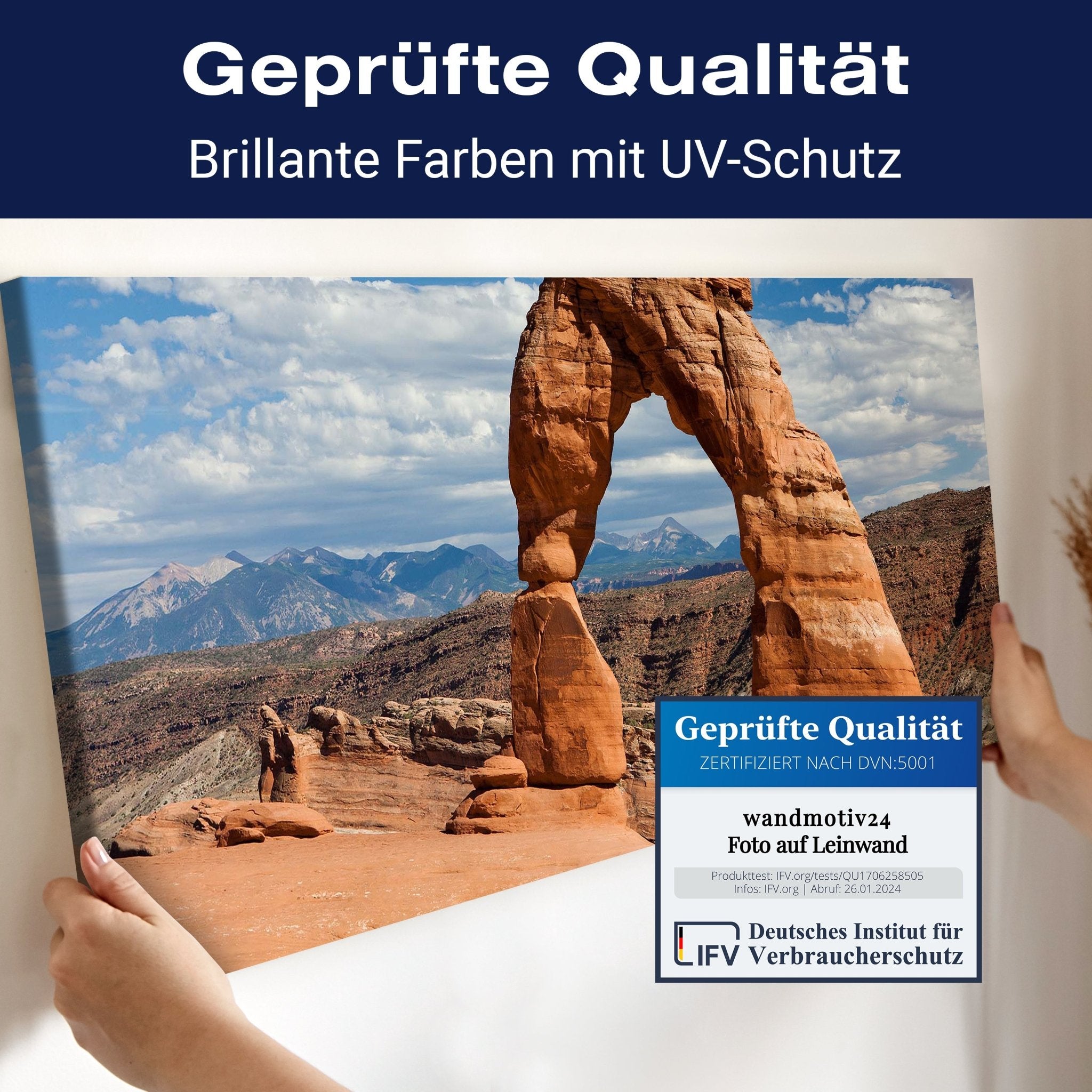 Leinwandbild Delicate Arch USA M0264 kaufen - Bild 4 Leinwandbild Delicate Arch USA M0264 kaufen - Bild 4
