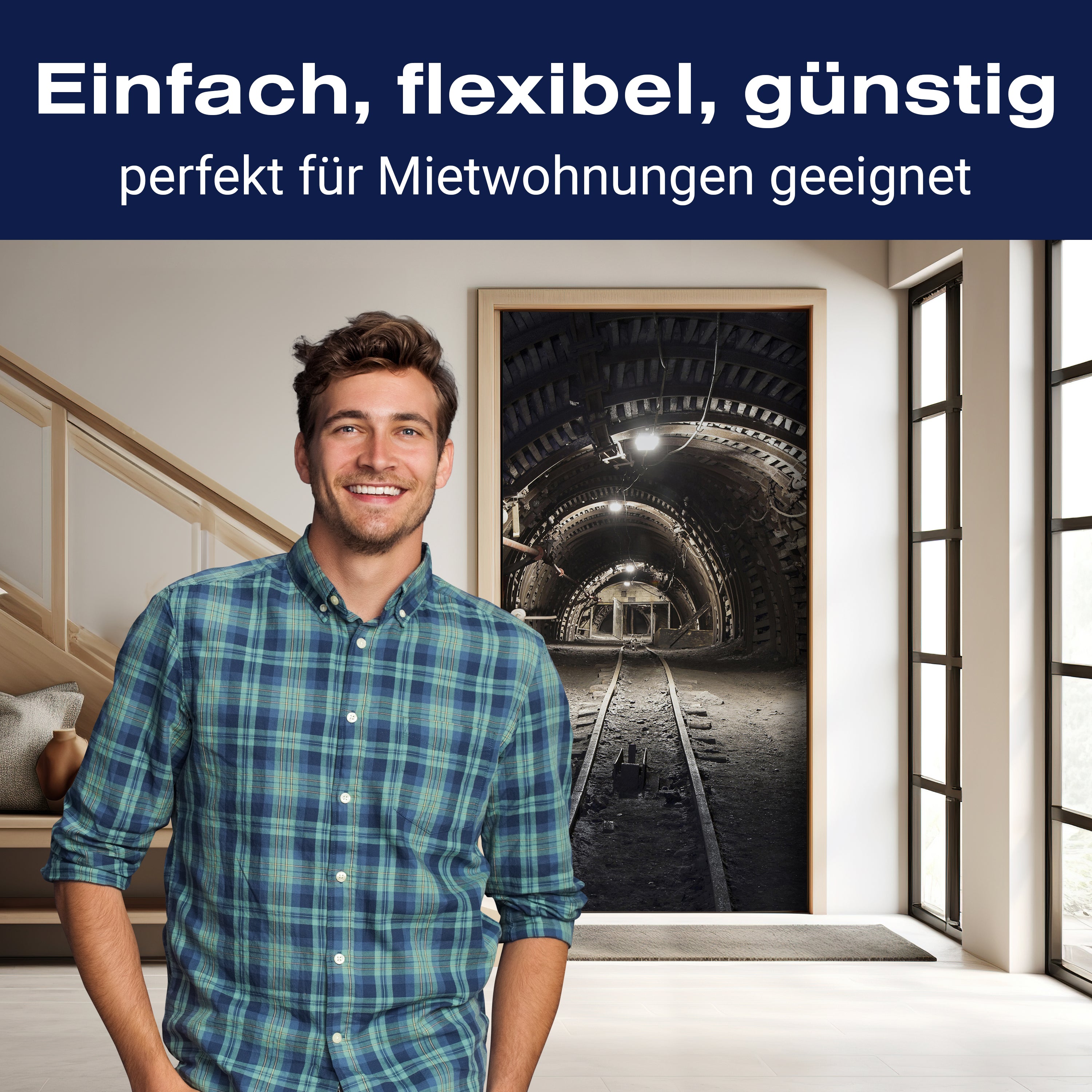 Türtapete Kohlebergwerk M0277 - Bild 3 Türtapete Kohlebergwerk M0277 - Bild 3