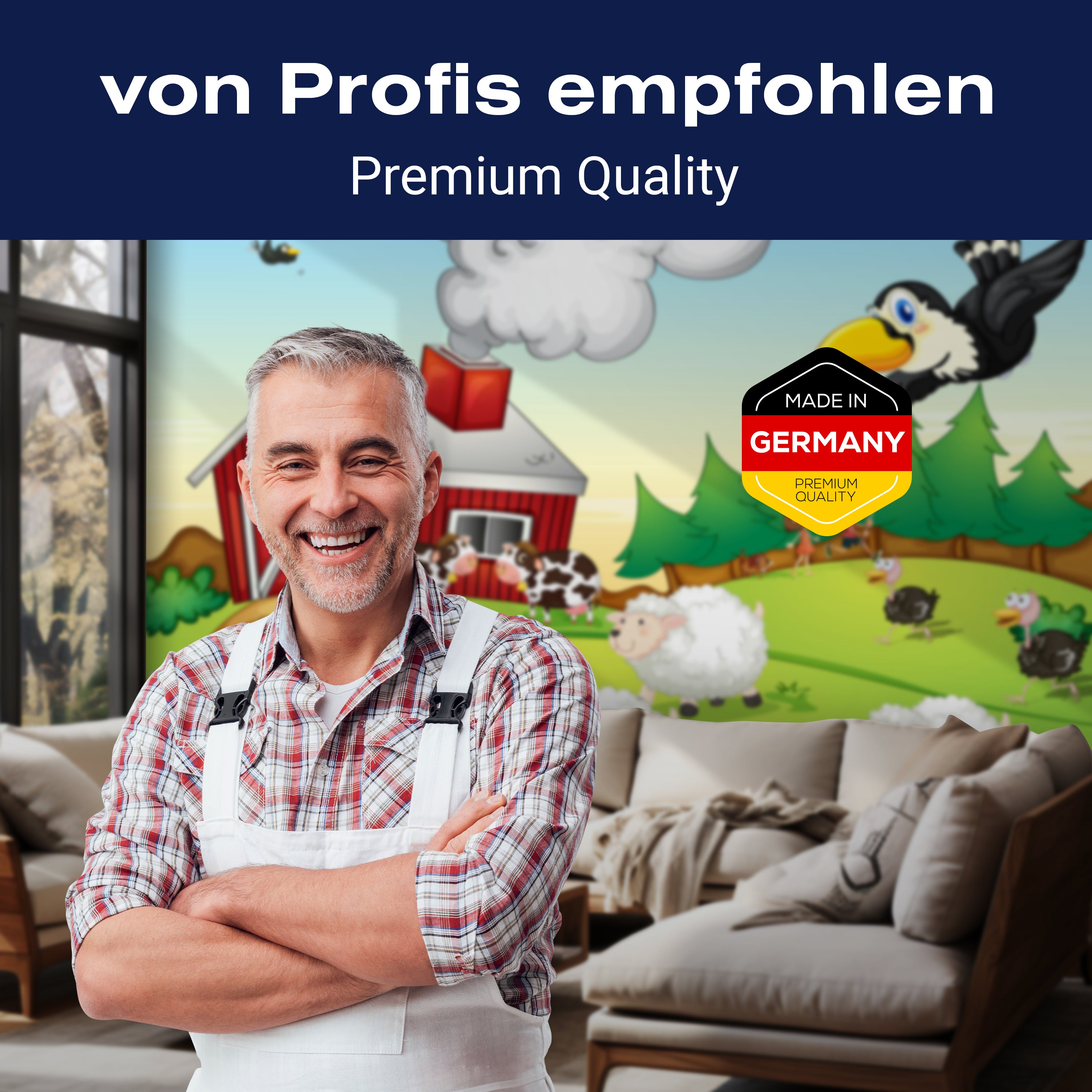 Fototapete Bauernhof Kinderzimmer 1 M0280 - Bild 5 Fototapete Bauernhof Kinderzimmer 1 M0280 - Bild 5