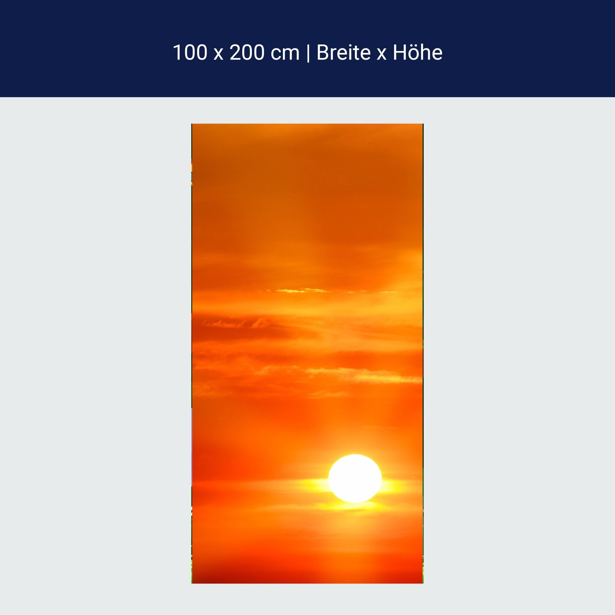 Türtapete Abendrot Meer M0301 Türtapete Abendrot Meer M0301