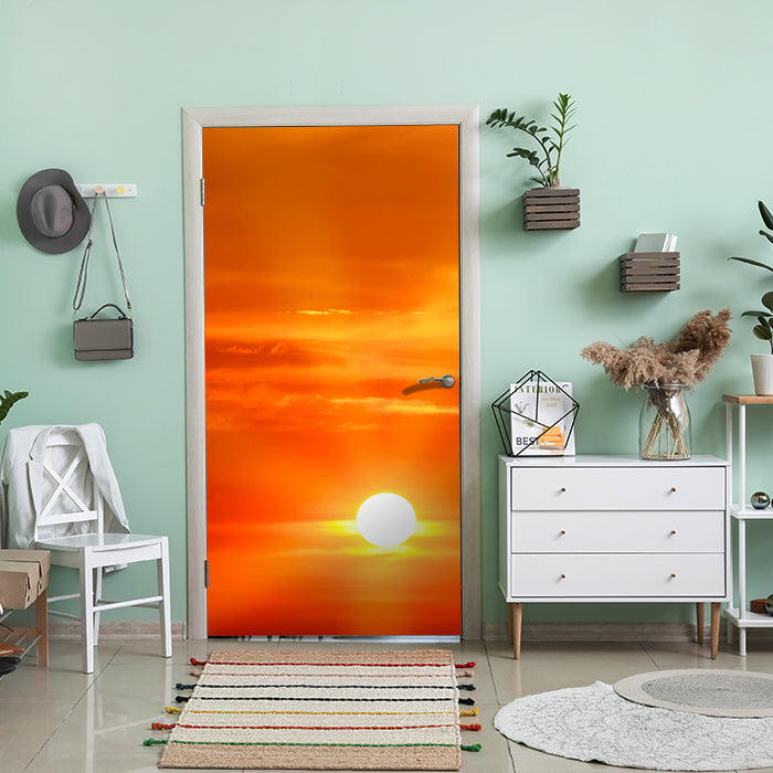 Türtapete Abendrot Meer M0301 - Bild 1 Türtapete Abendrot Meer M0301 - Bild 1