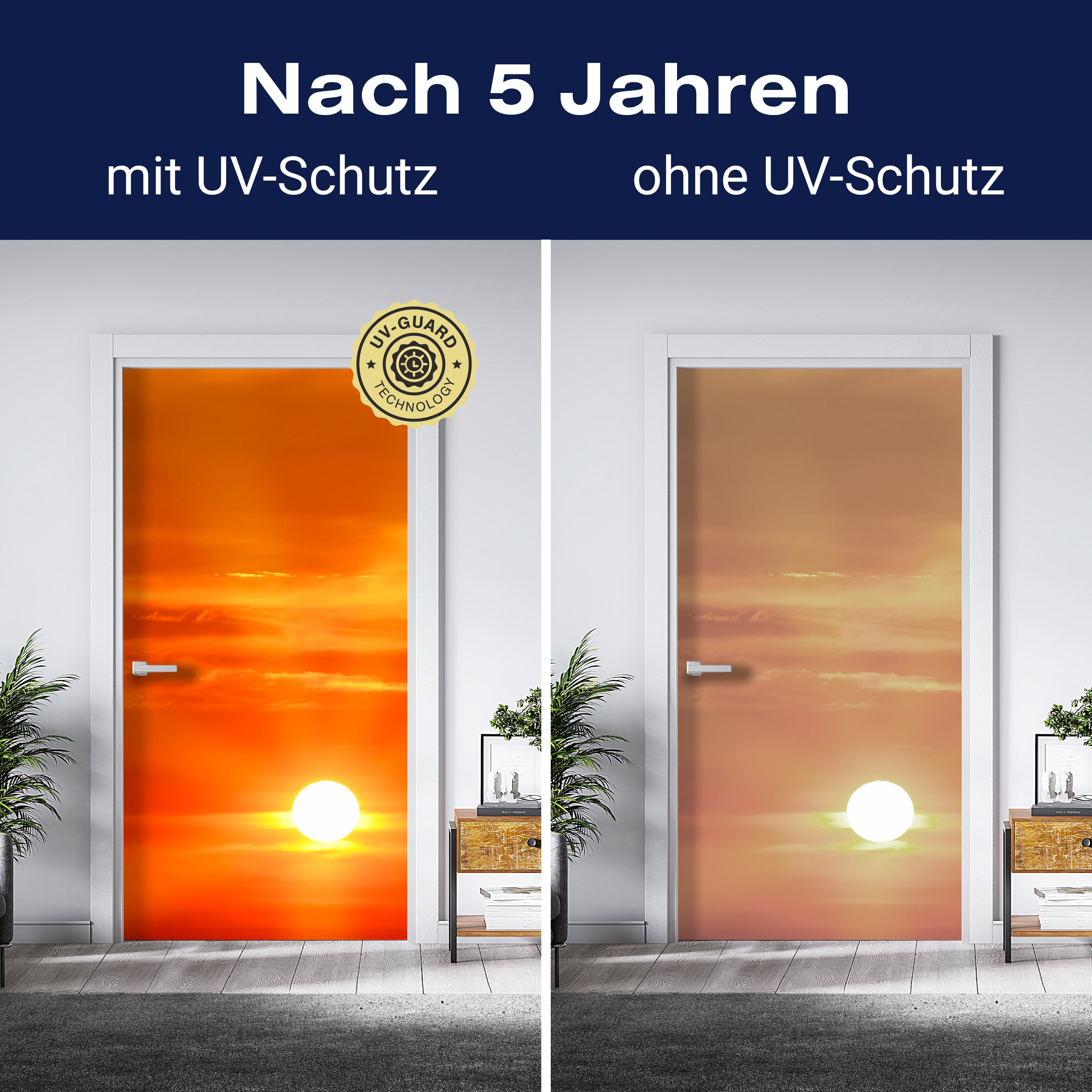 Türtapete Abendrot Meer M0301 - Bild 4 Türtapete Abendrot Meer M0301 - Bild 4