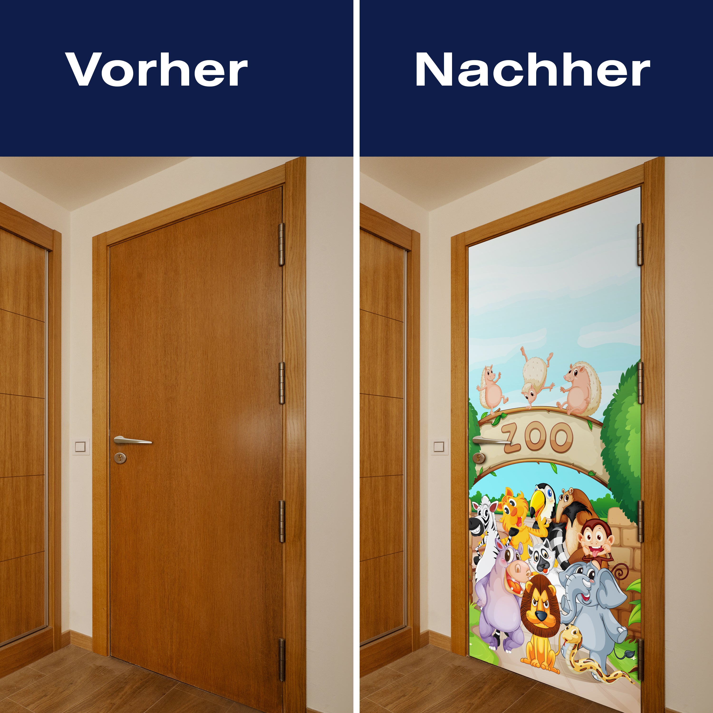 Türtapete Zootiere Kinder M0302 - Bild 10 Türtapete Zootiere Kinder M0302 - Bild 10