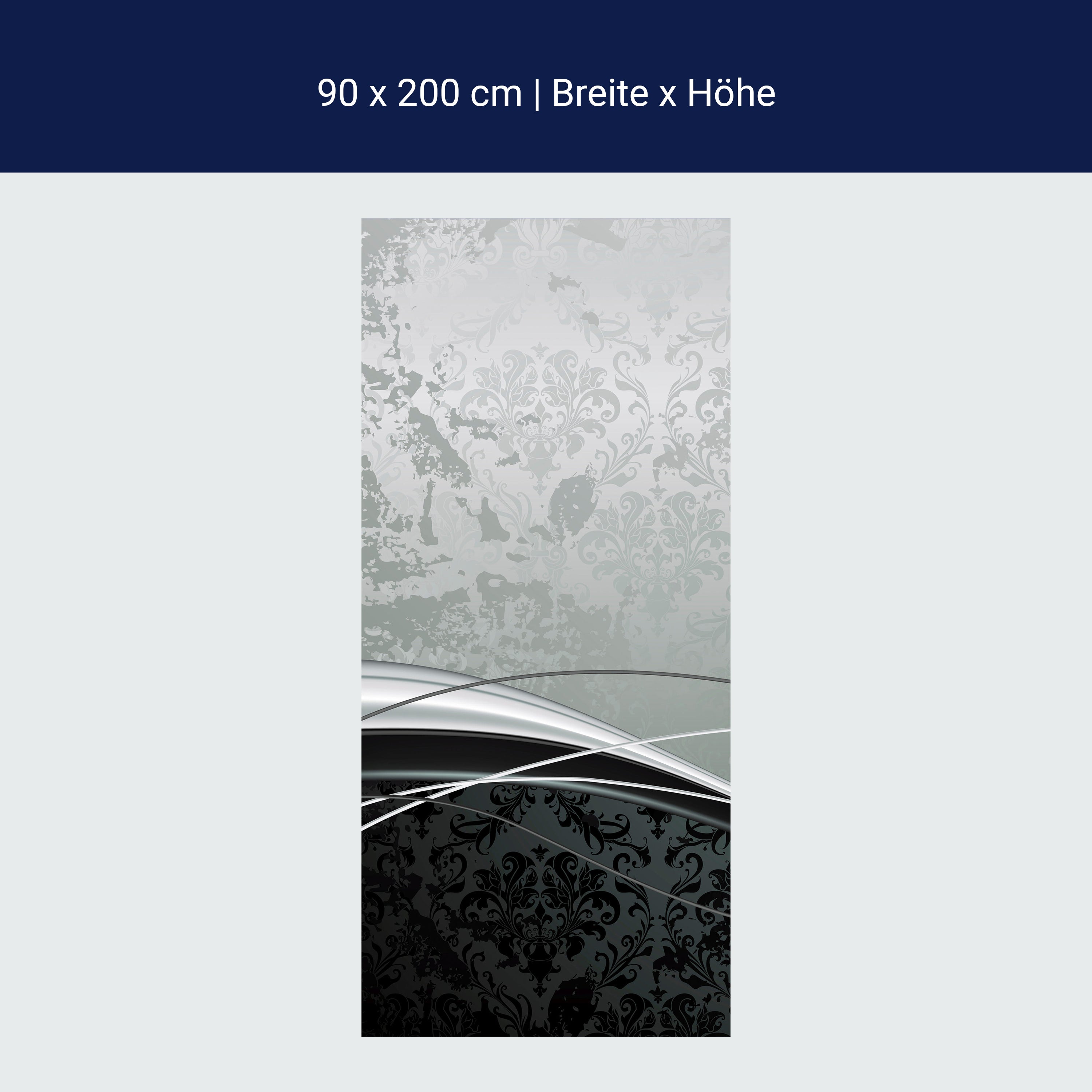 Türtapete Eleganter Schwung M0308 Türtapete Eleganter Schwung M0308