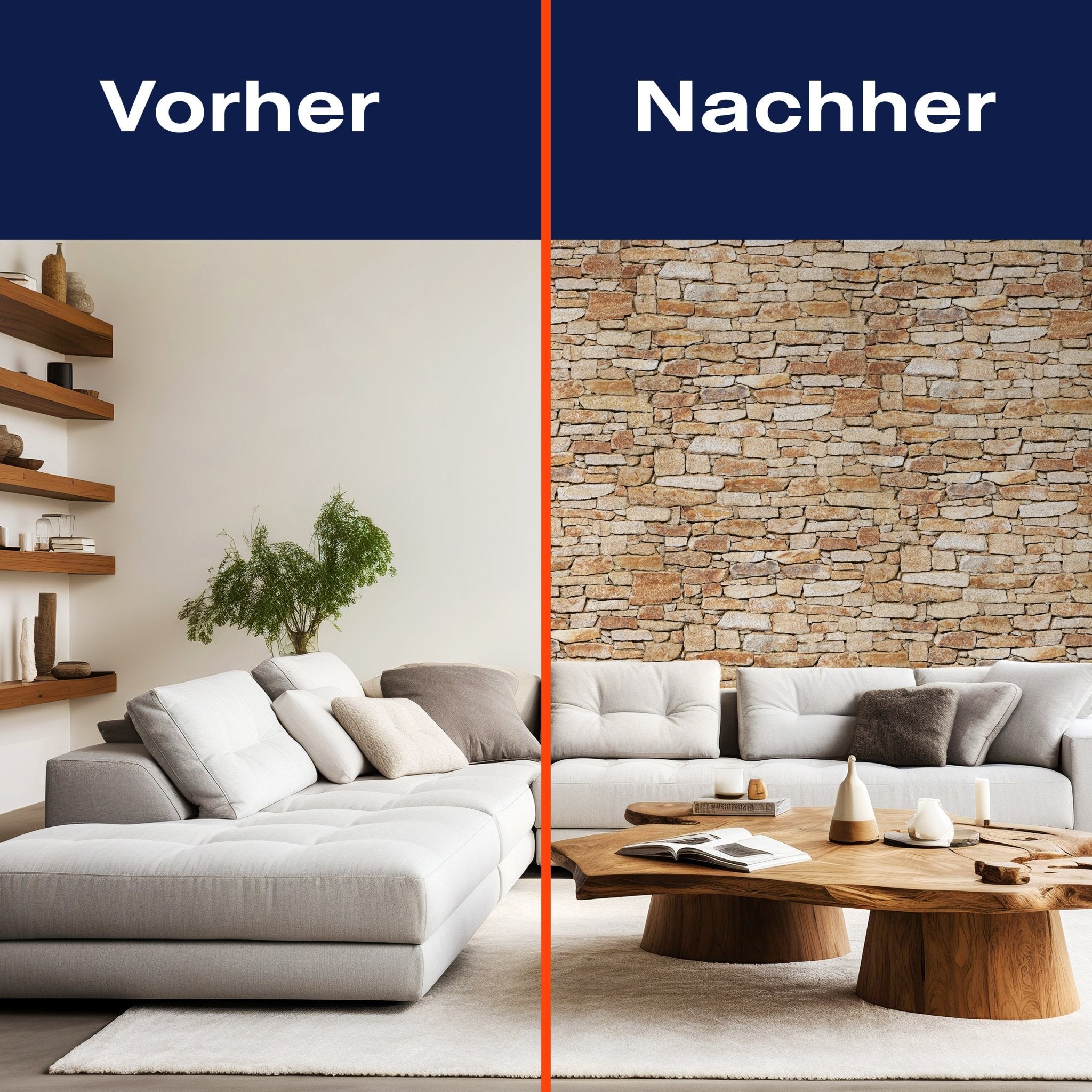 Fototapete Steinwand Steinoptik Steinmauer M0310 - Bild 9 Fototapete Steinwand Steinoptik Steinmauer M0310 - Bild 9