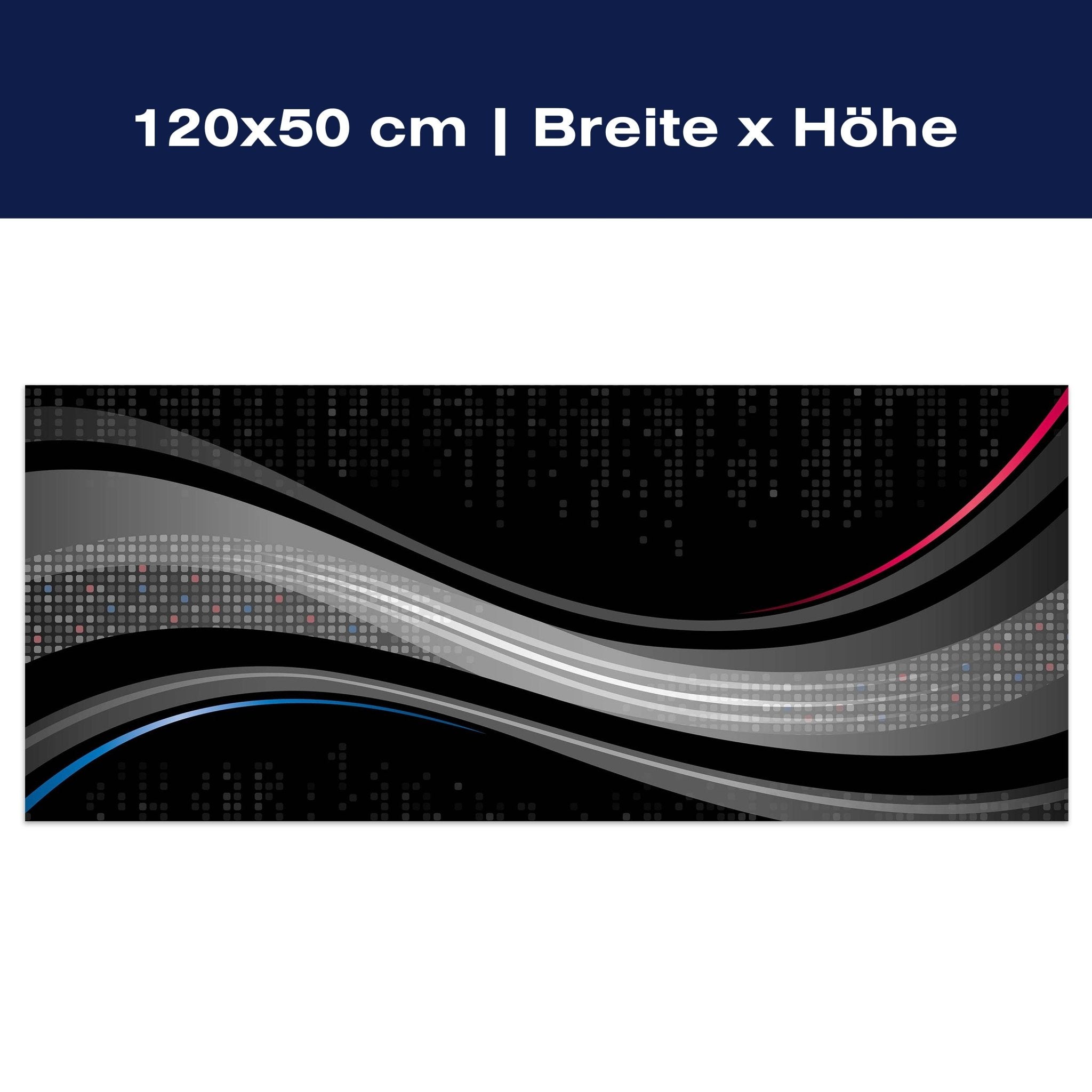 Leinwandbild Black Waves M0319 Leinwandbild Black Waves M0319