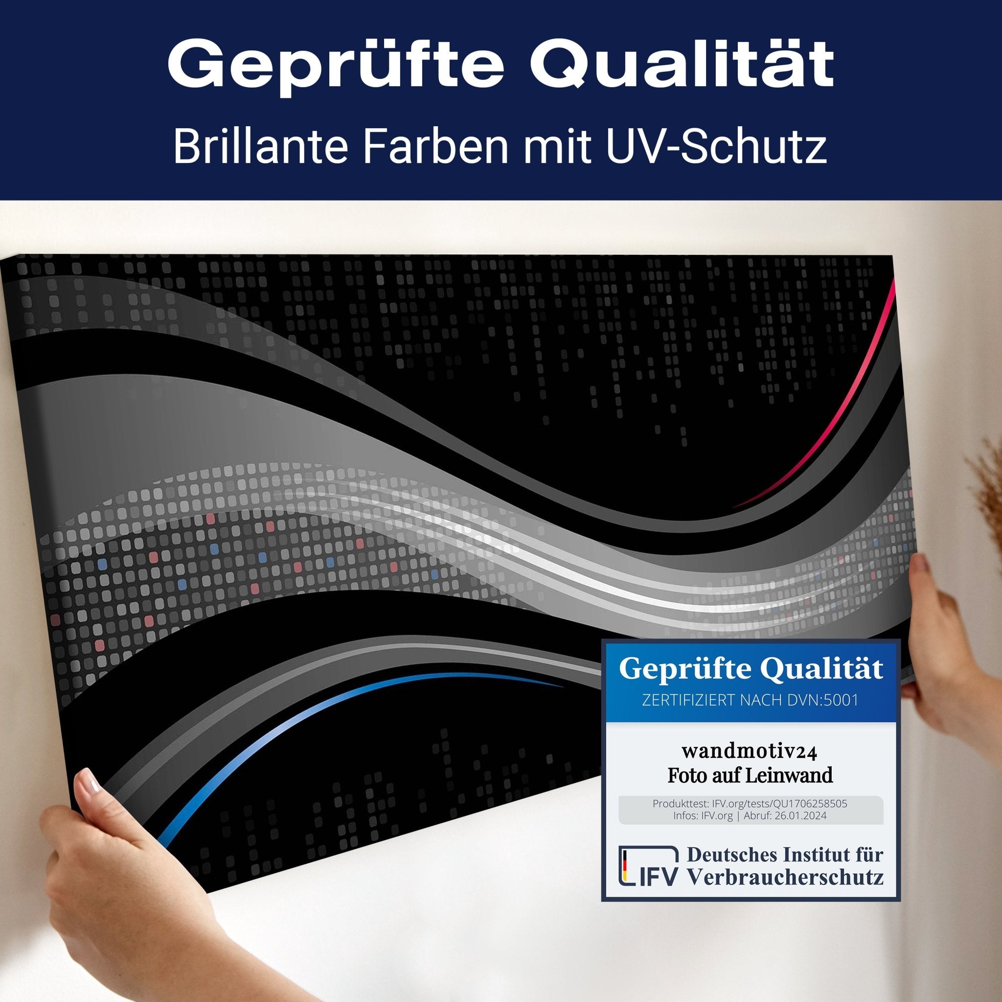 Leinwandbild Black Waves M0319 kaufen - Bild 4 Leinwandbild Black Waves M0319 kaufen - Bild 4