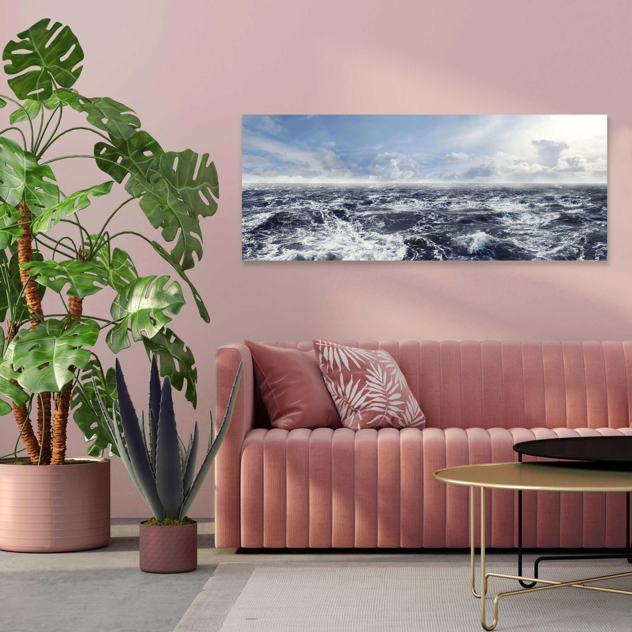 Leinwandbild Schäumende See M0336 kaufen - Bild 3 Leinwandbild Schäumende See M0336 kaufen - Bild 3