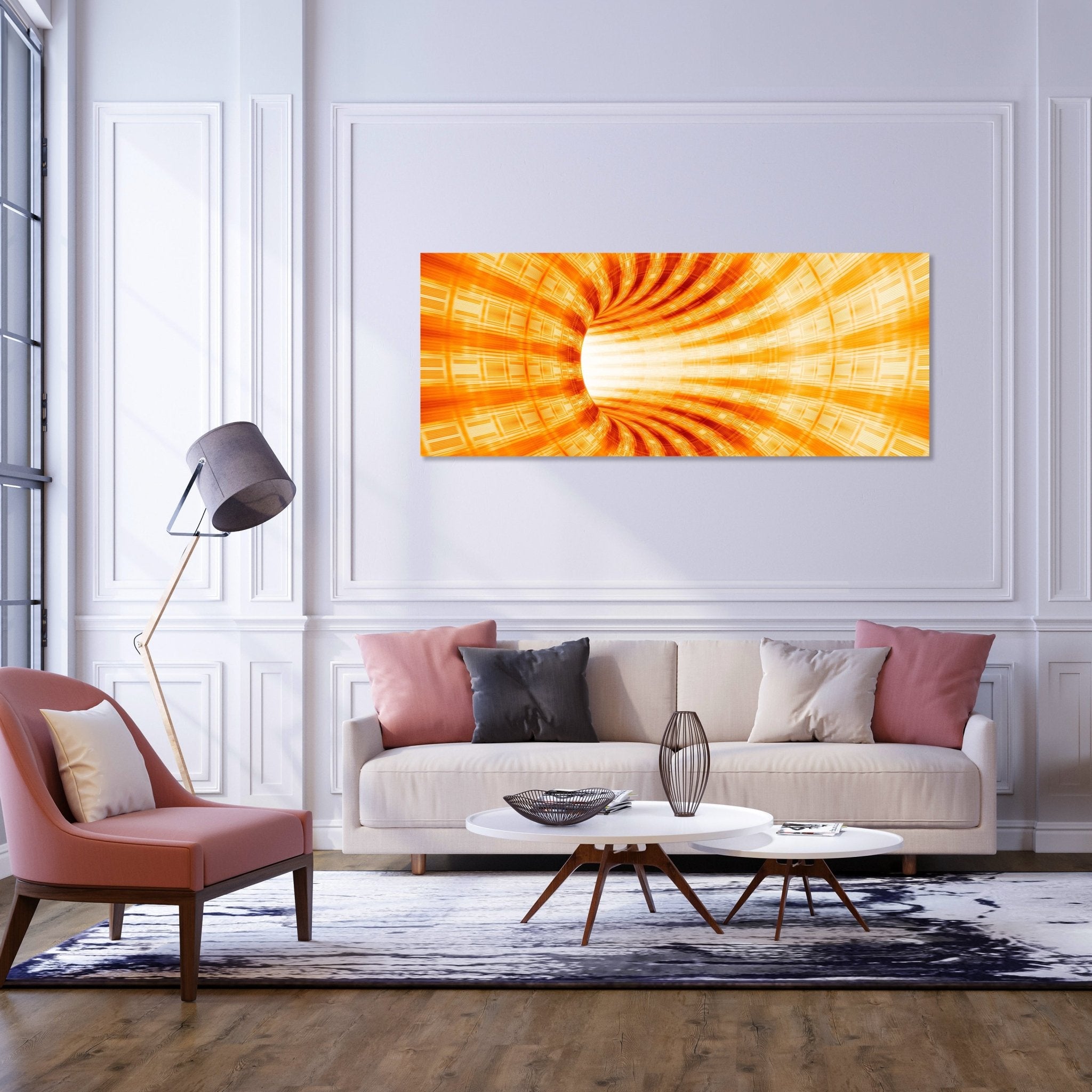 Leinwandbild Gelber Tunnel M0351 kaufen - Bild 2 Leinwandbild Gelber Tunnel M0351 kaufen - Bild 2