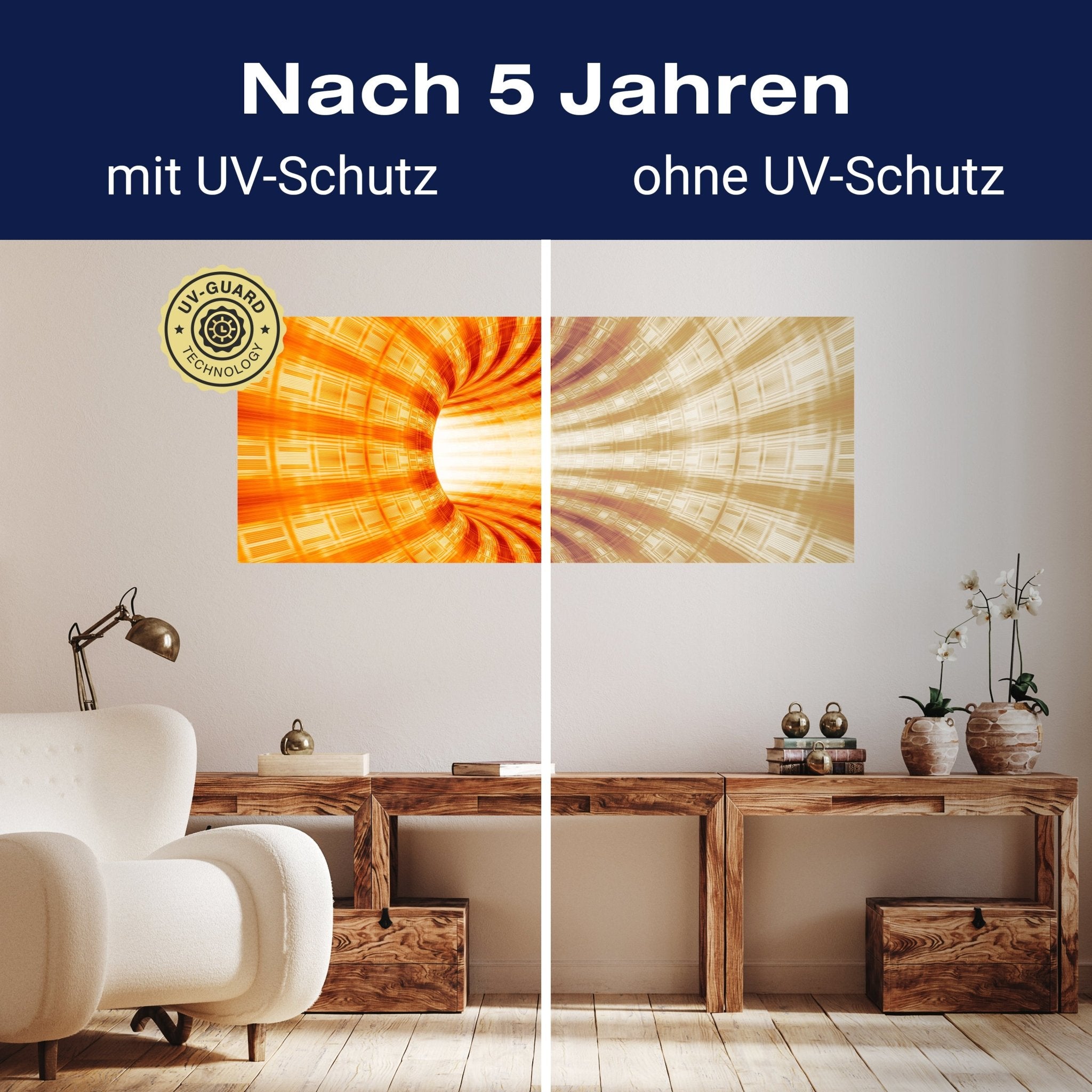 Leinwandbild Gelber Tunnel M0351 kaufen - Bild 9 Leinwandbild Gelber Tunnel M0351 kaufen - Bild 9