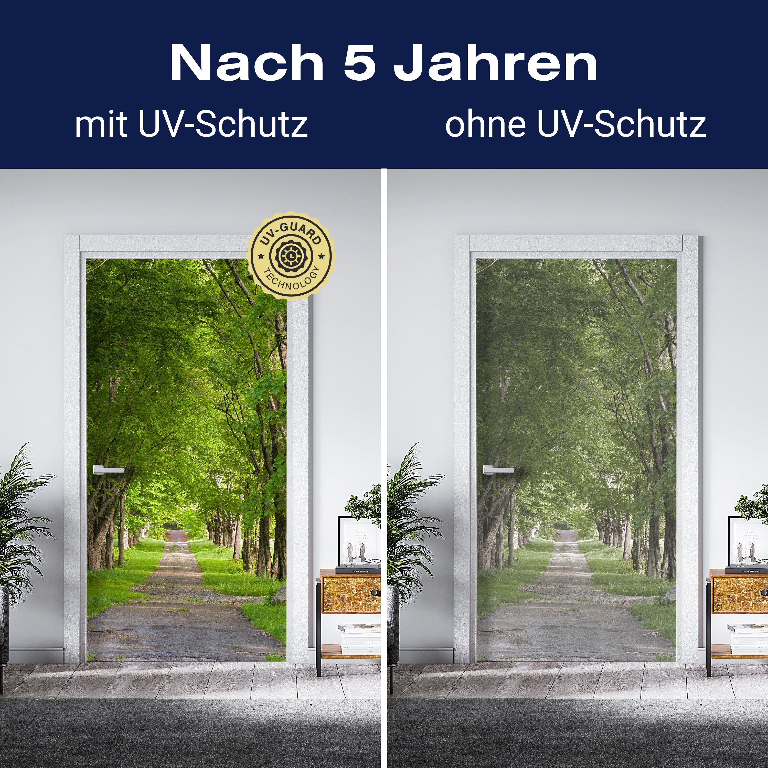 Türtapete Sommerallee M0357 - Bild 4 Türtapete Sommerallee M0357 - Bild 4