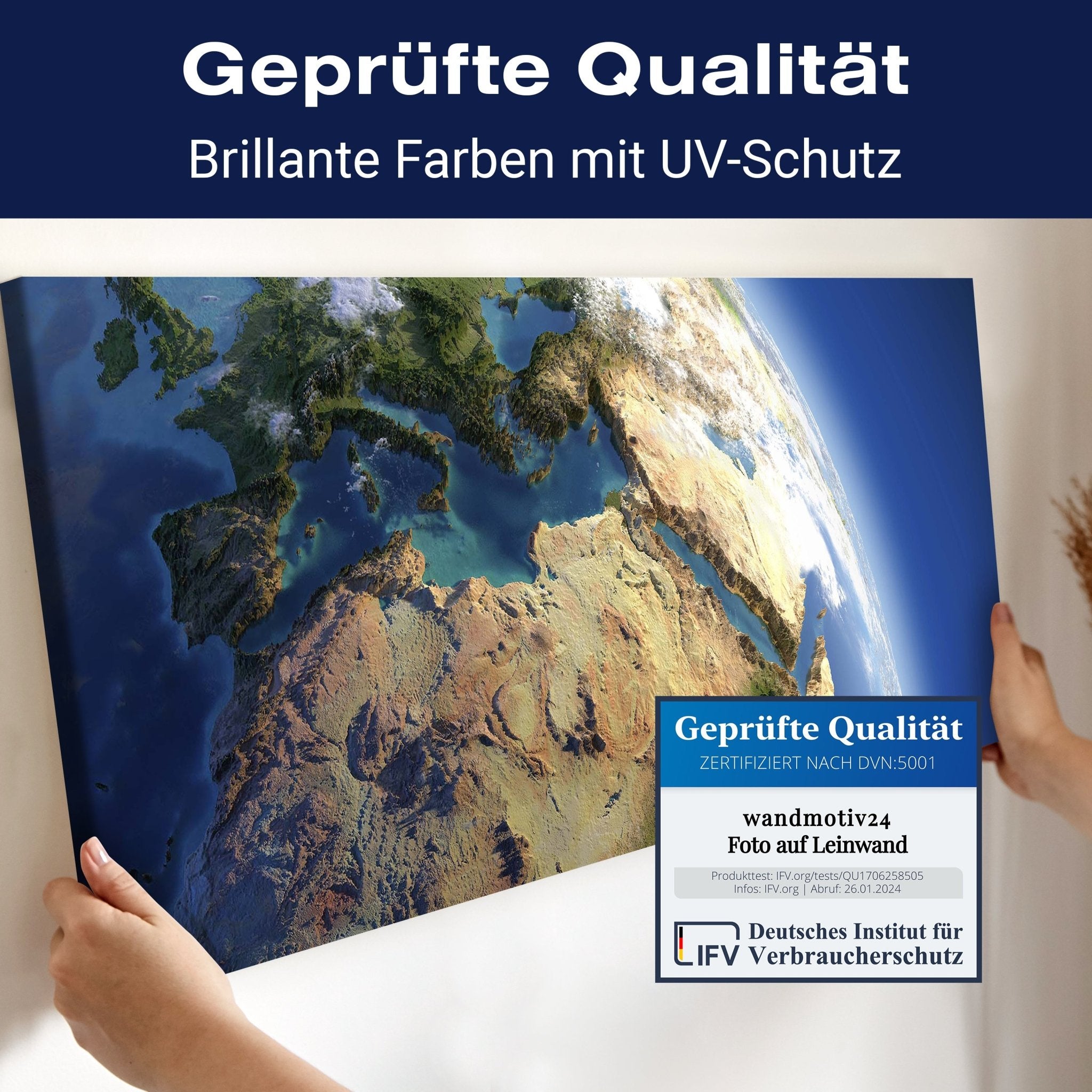 Leinwandbild Blauer Planet M0361 kaufen - Bild 4 Leinwandbild Blauer Planet M0361 kaufen - Bild 4