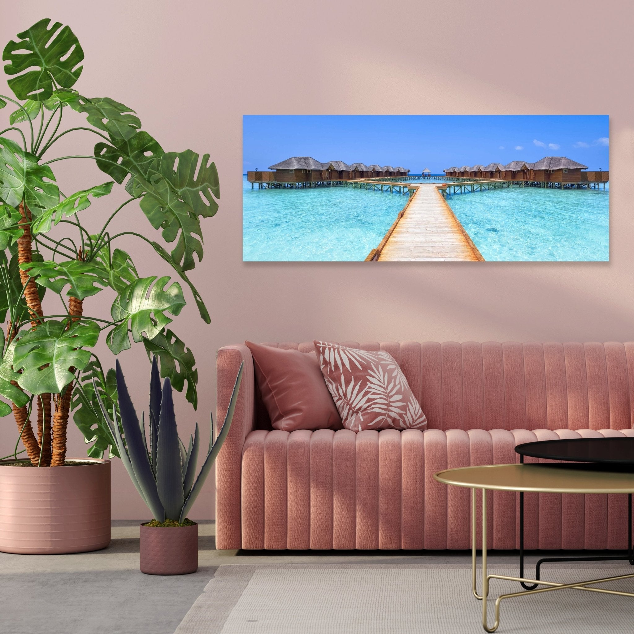 Leinwandbild Malediven Ferienhäuser M0362 kaufen - Bild 3 Leinwandbild Malediven Ferienhäuser M0362 kaufen - Bild 3