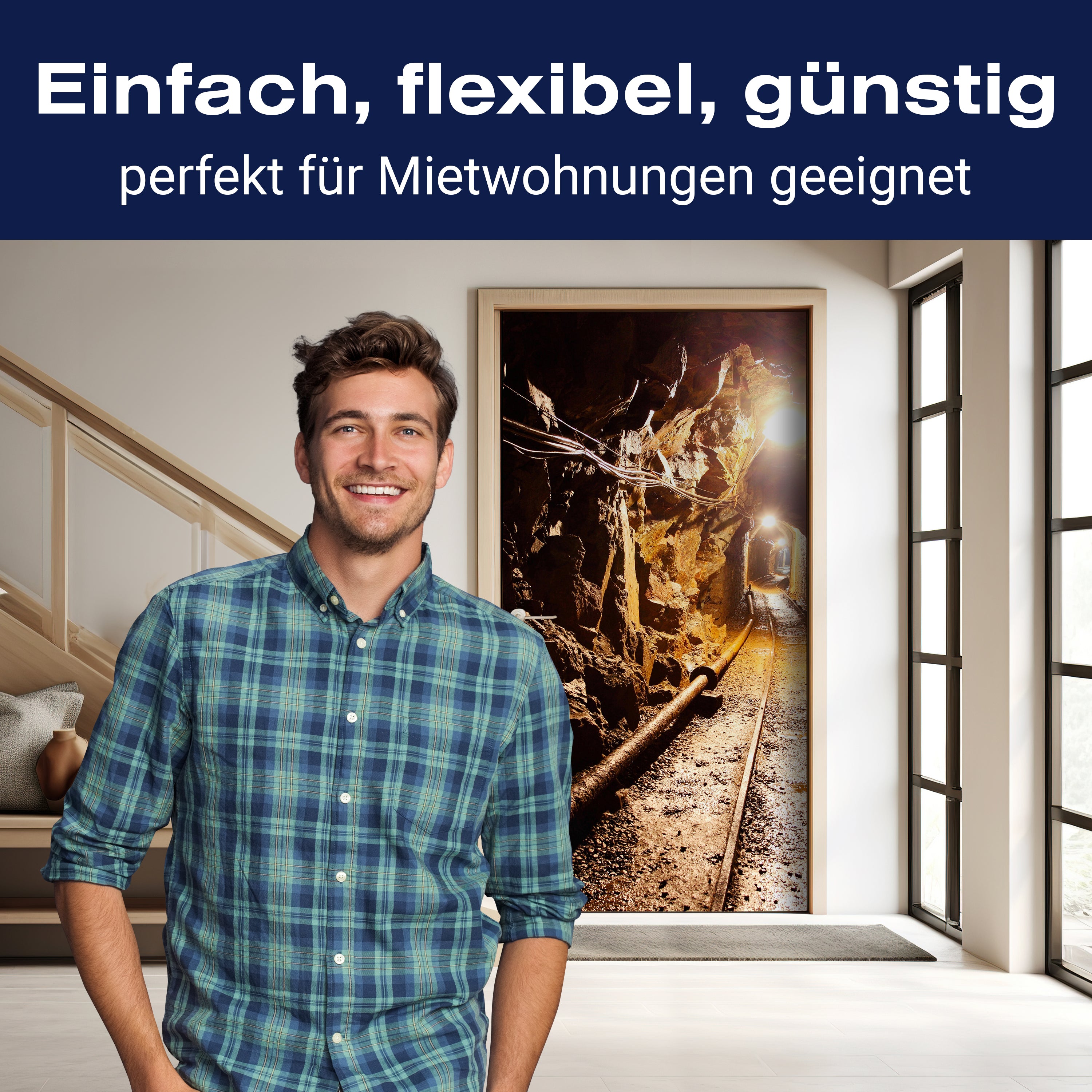 Türtapete Stollen M0364 - Bild 3 Türtapete Stollen M0364 - Bild 3