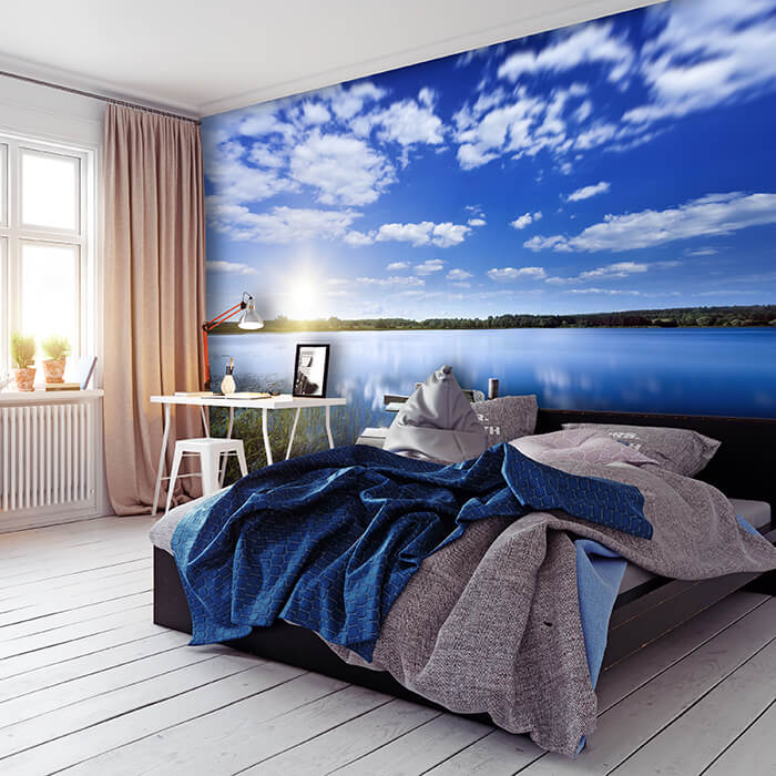 Fototapete Bootssteg M0368 - Bild 1 Fototapete Bootssteg M0368 - Bild 1