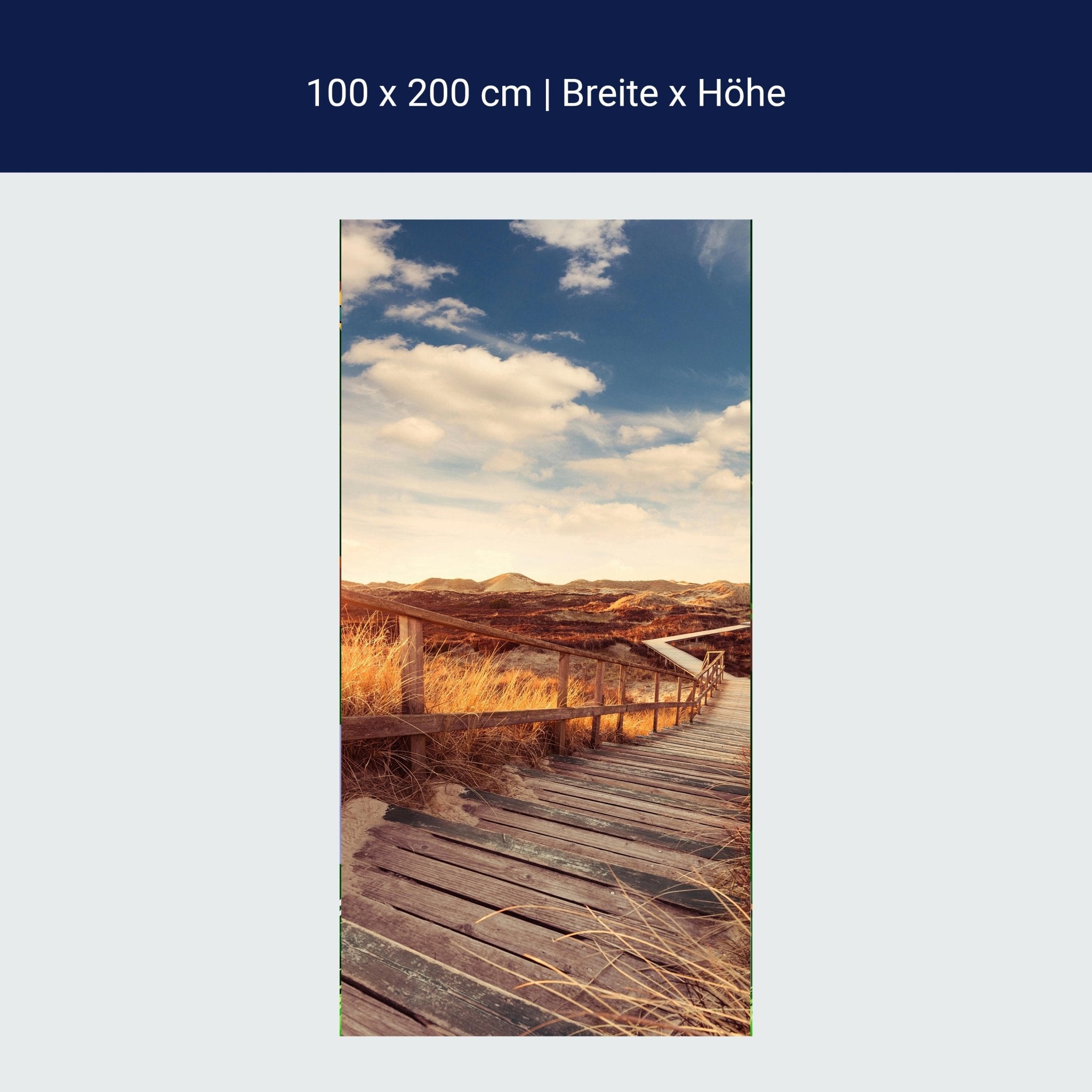 Türtapete Treppe in Dünen M0373 Türtapete Treppe in Dünen M0373