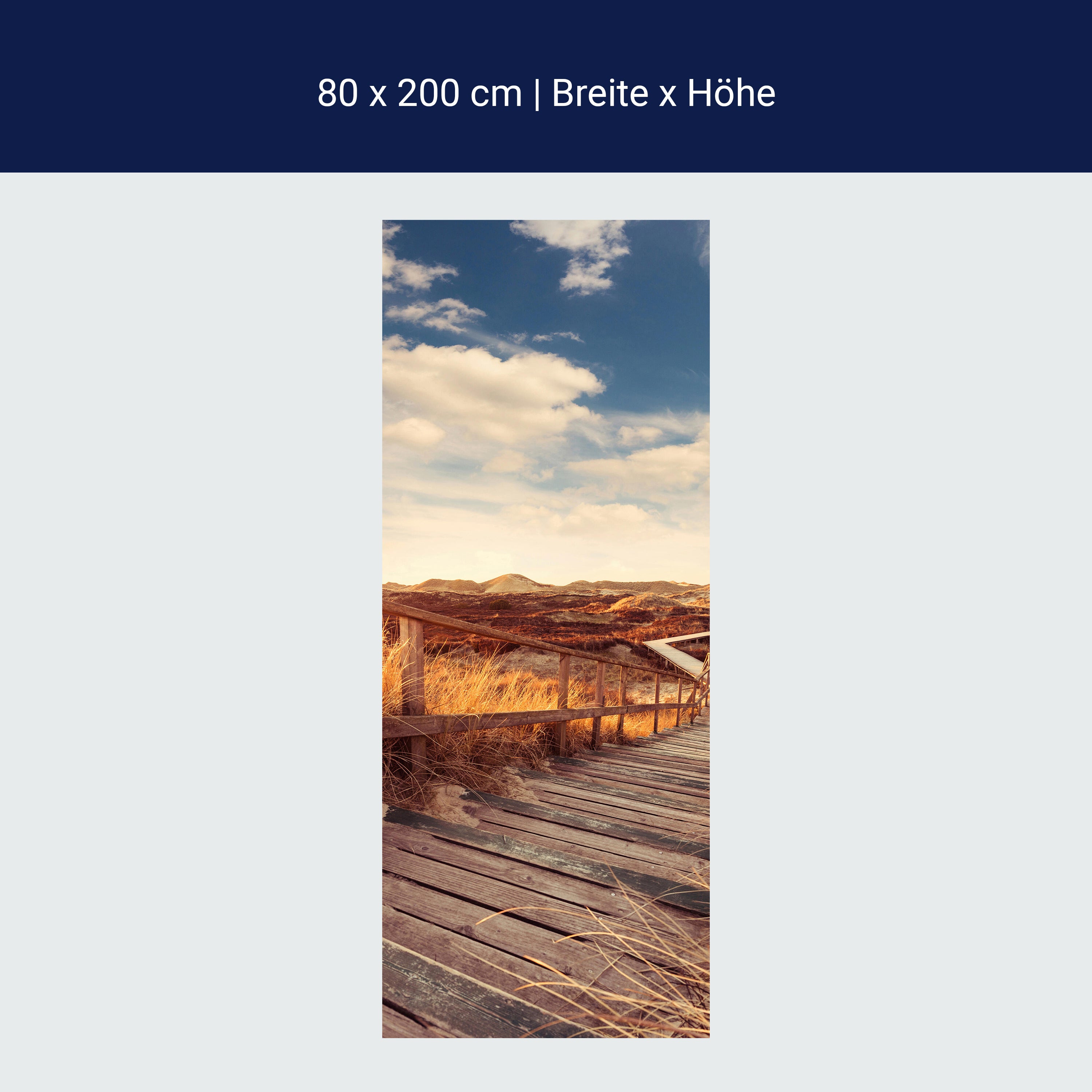 Türtapete Treppe in Dünen M0373 Türtapete Treppe in Dünen M0373