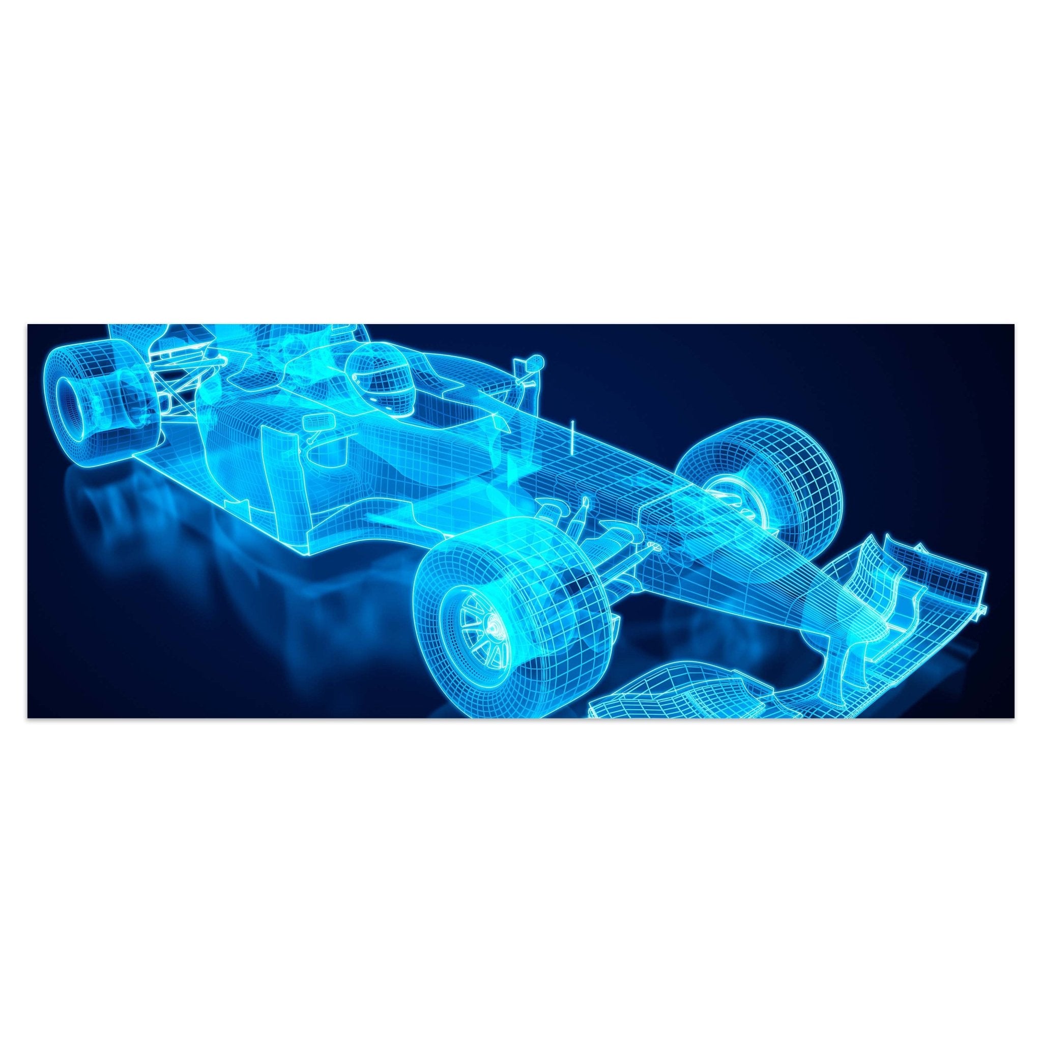 Leinwandbild Rennwagen Gitternetz M0377 kaufen - Bild 1 Leinwandbild Rennwagen Gitternetz M0377 kaufen - Bild 1