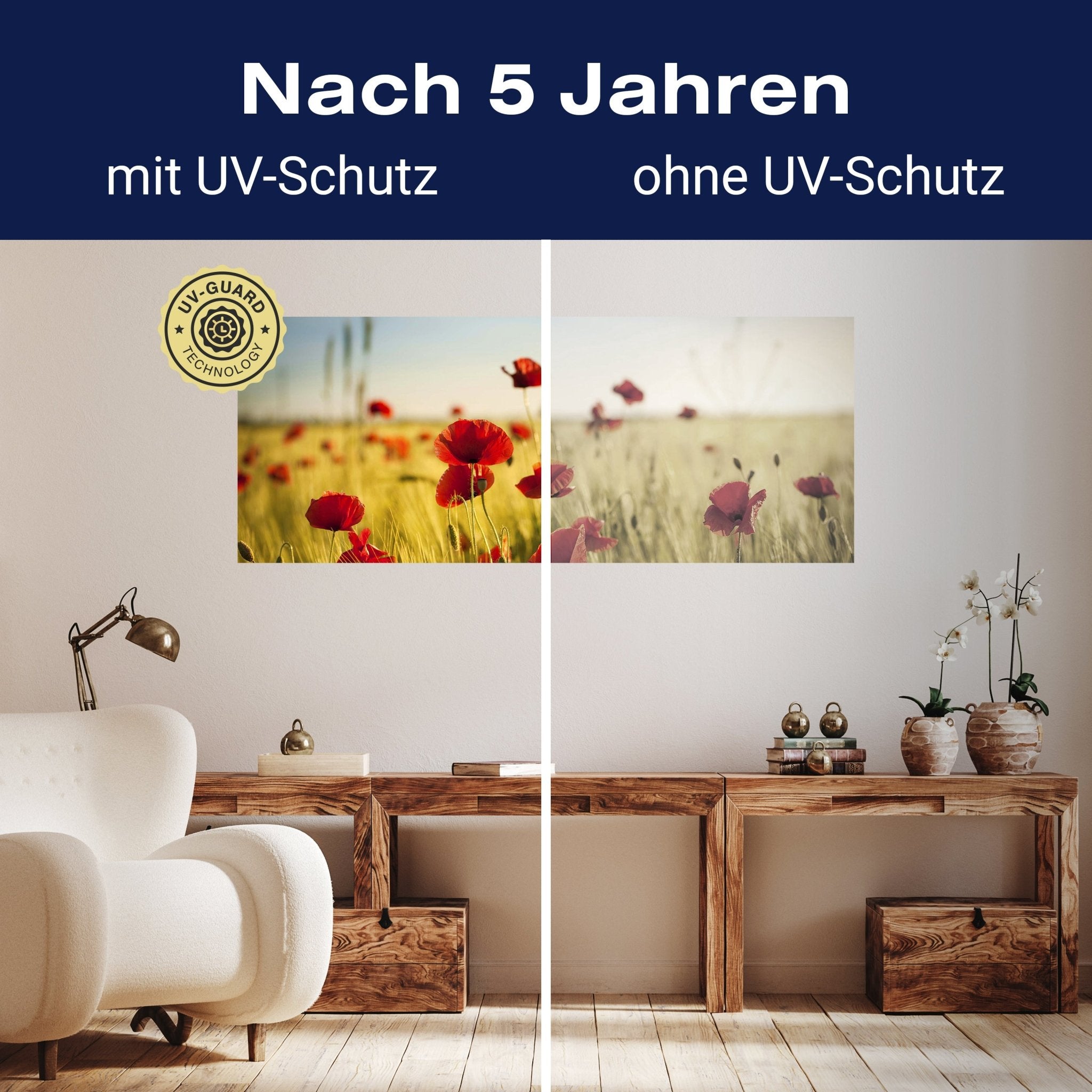 Leinwandbild Kornfeld mit Mohnblumen M0398 kaufen - Bild 9 Leinwandbild Kornfeld mit Mohnblumen M0398 kaufen - Bild 9