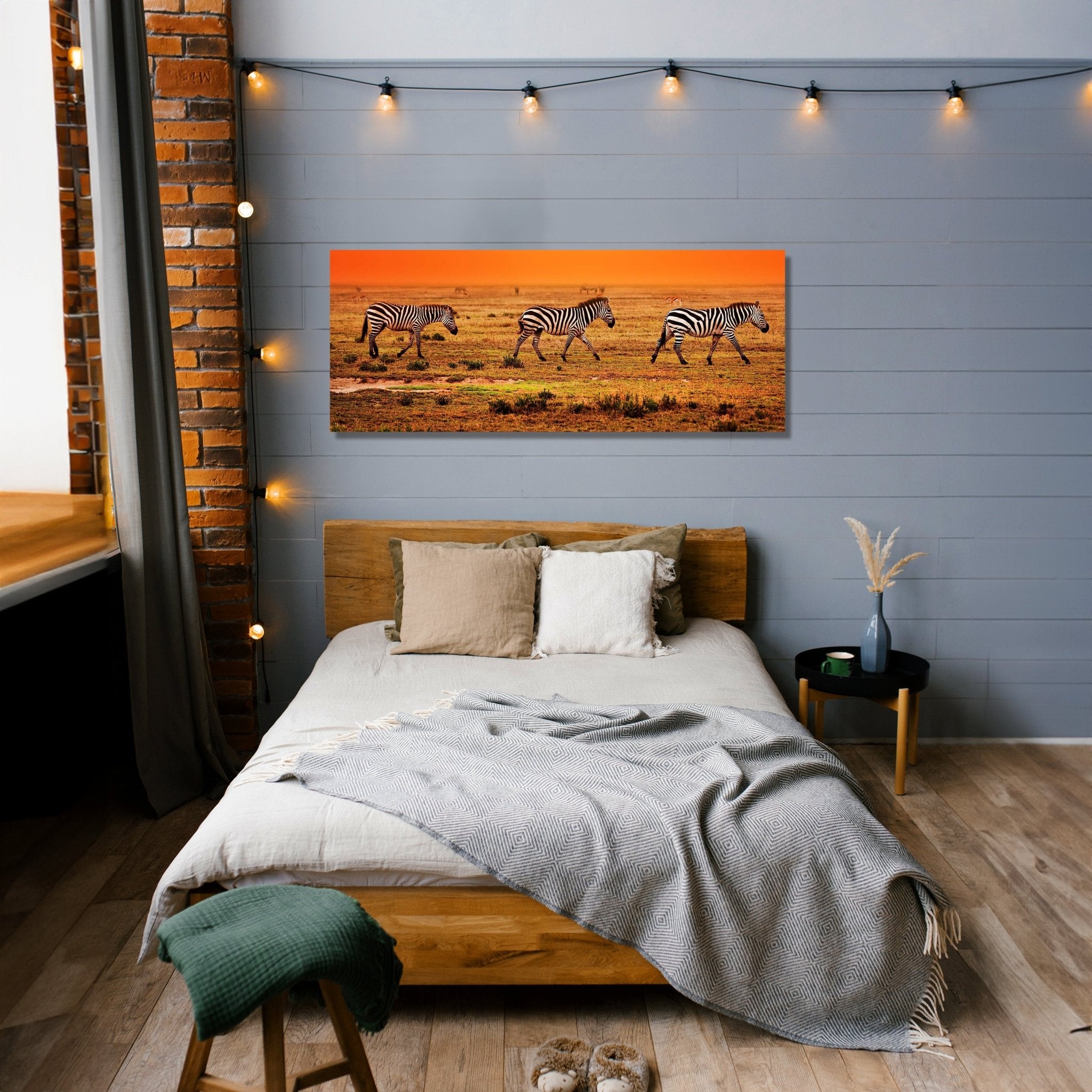 Leinwandbild Zebras in der Savanne M0403 kaufen - Bild 2 Leinwandbild Zebras in der Savanne M0403 kaufen - Bild 2