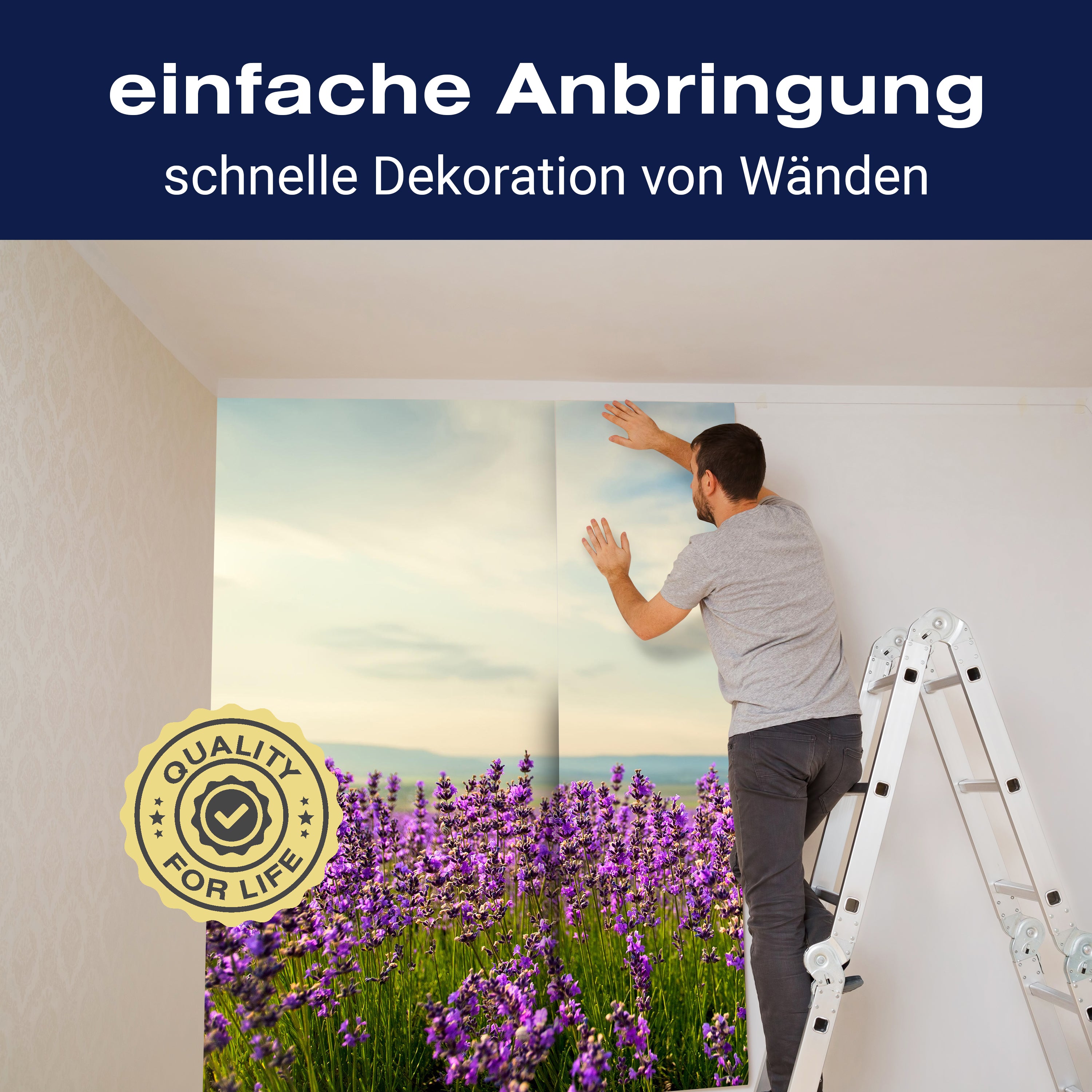 Fototapete Lavendel M0411 - Bild 3 Fototapete Lavendel M0411 - Bild 3