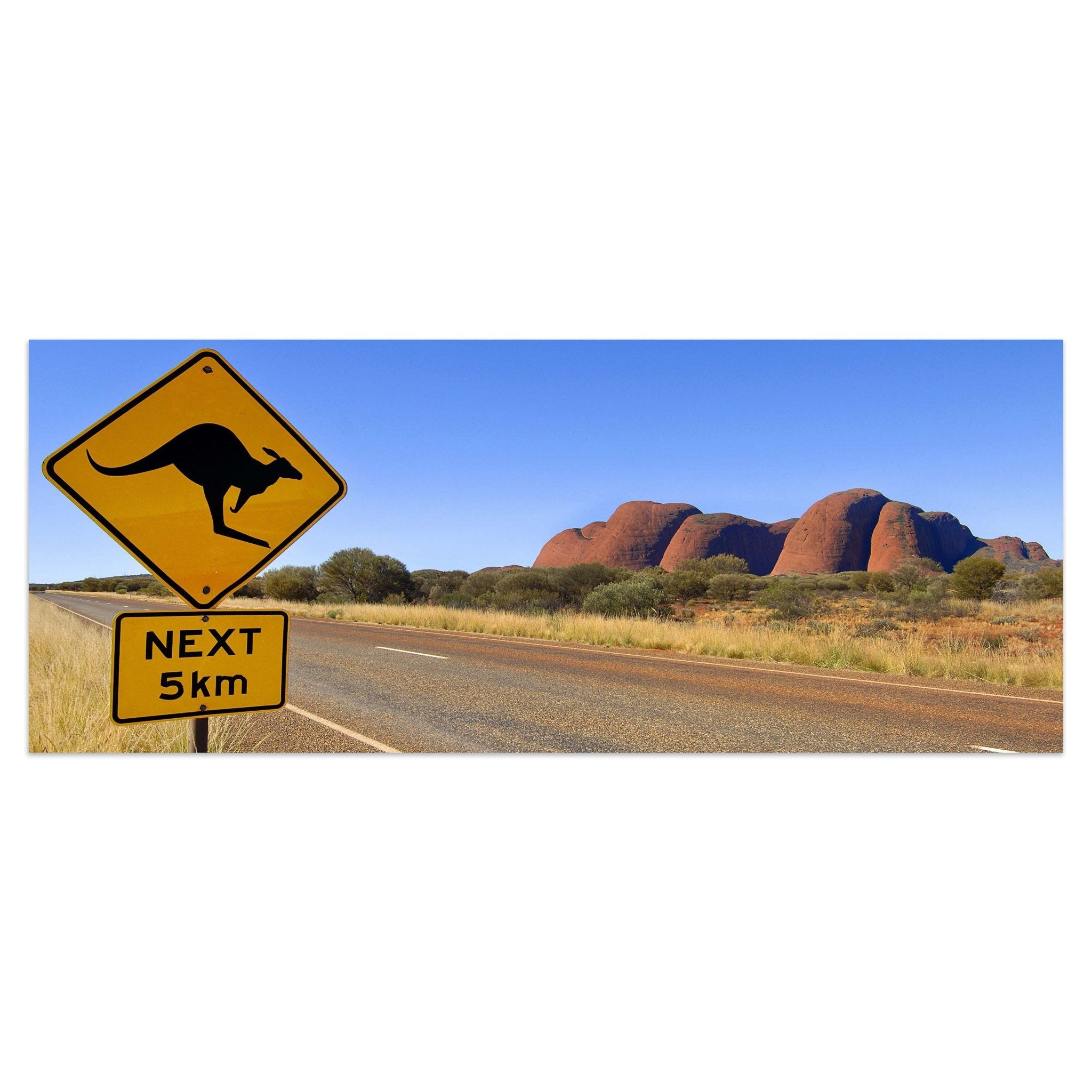 Leinwandbild Känguruschild M0421 kaufen - Bild 1 Leinwandbild Känguruschild M0421 kaufen - Bild 1