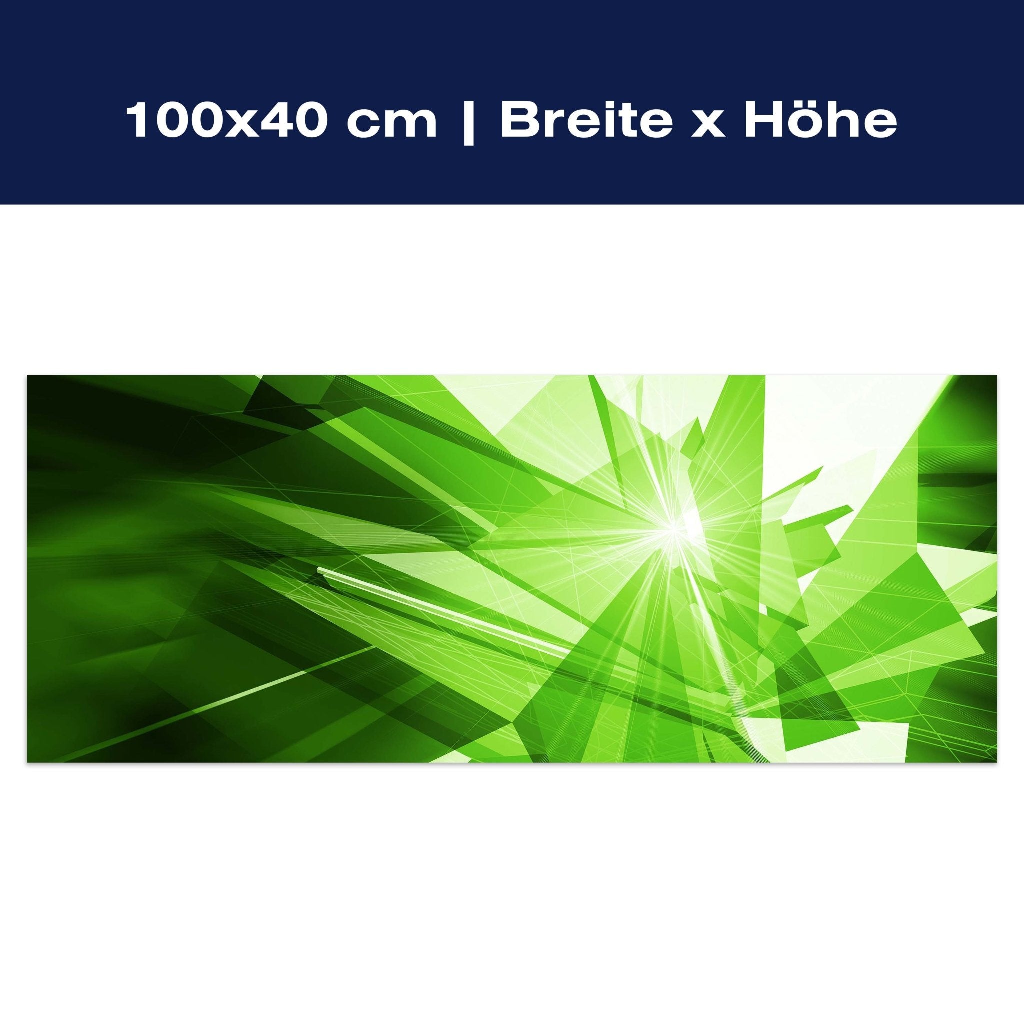 Leinwandbild Grüne Dynamik M0425 Leinwandbild Grüne Dynamik M0425