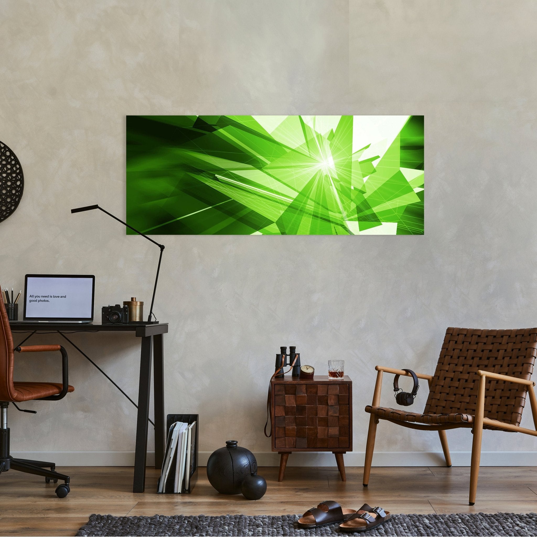 Leinwandbild Grüne Dynamik M0425 kaufen - Bild 2 Leinwandbild Grüne Dynamik M0425 kaufen - Bild 2