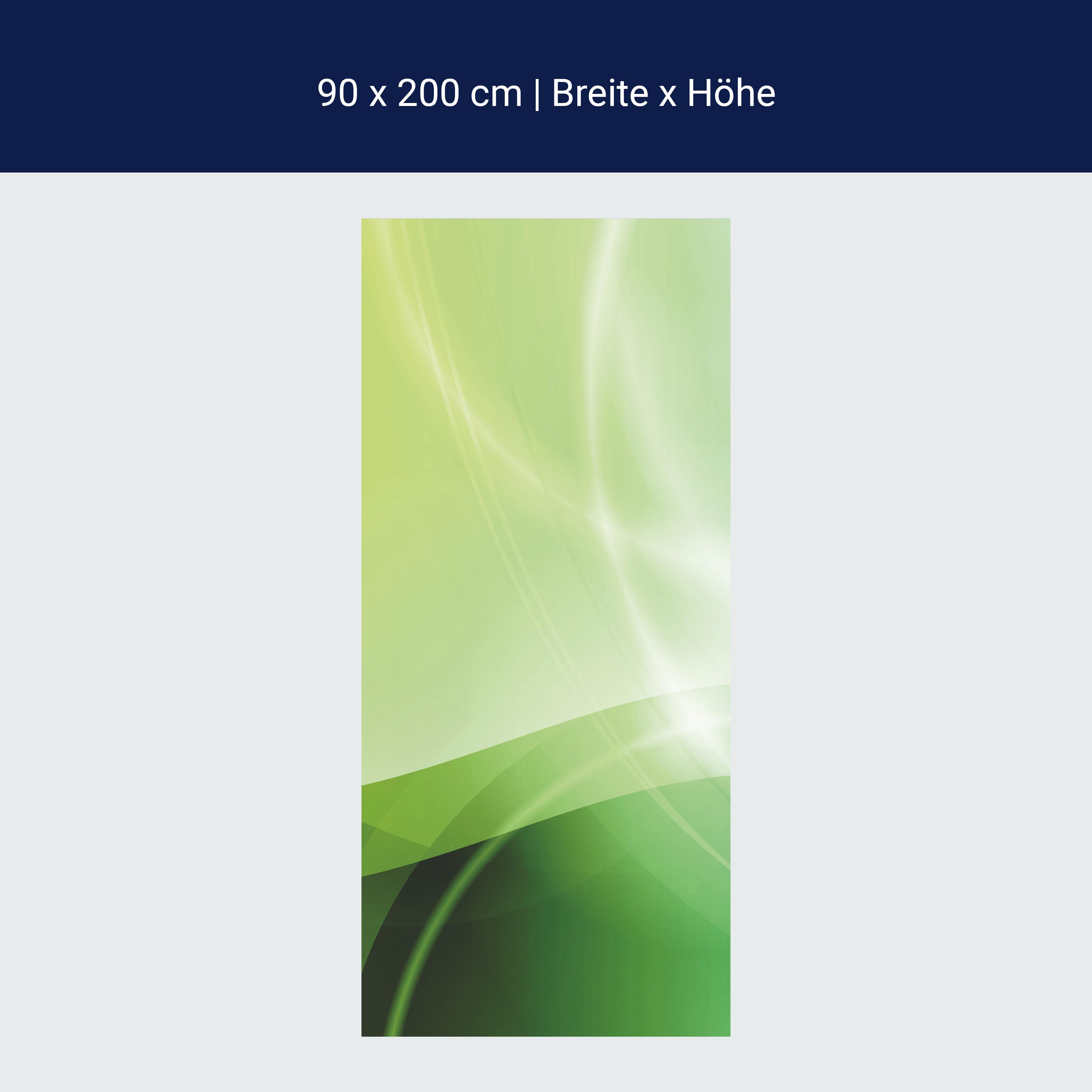Türtapete Abstrakt Grüner Traum M0429 Türtapete Abstrakt Grüner Traum M0429