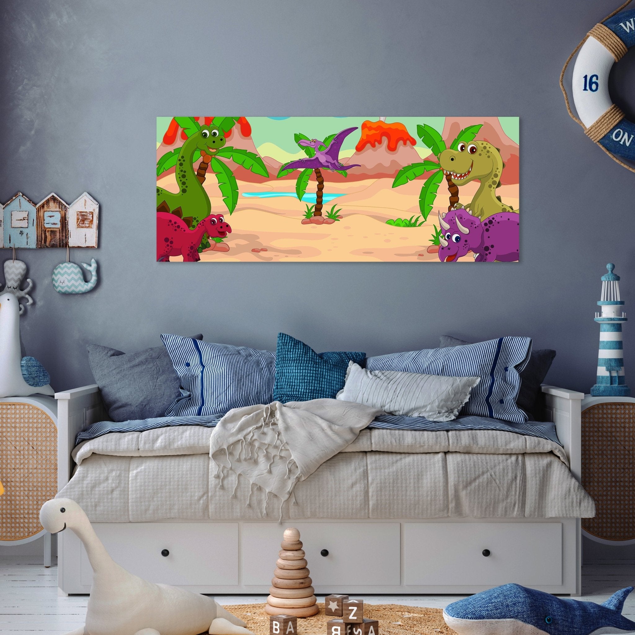 Leinwandbild Dinosaurier M0433 kaufen - Bild 3 Leinwandbild Dinosaurier M0433 kaufen - Bild 3