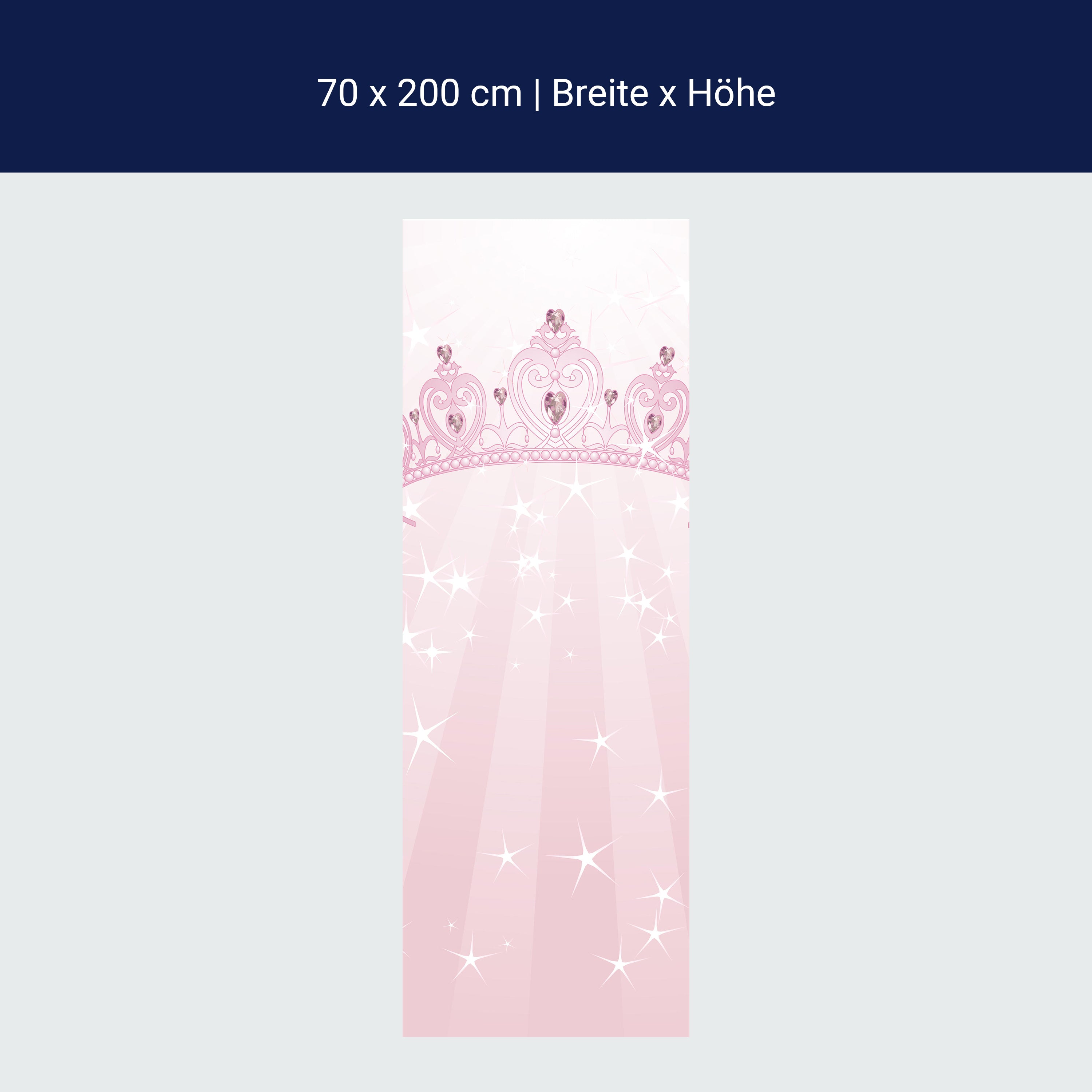 Türtapete Prinzessinnenkrone M0436 Türtapete Prinzessinnenkrone M0436