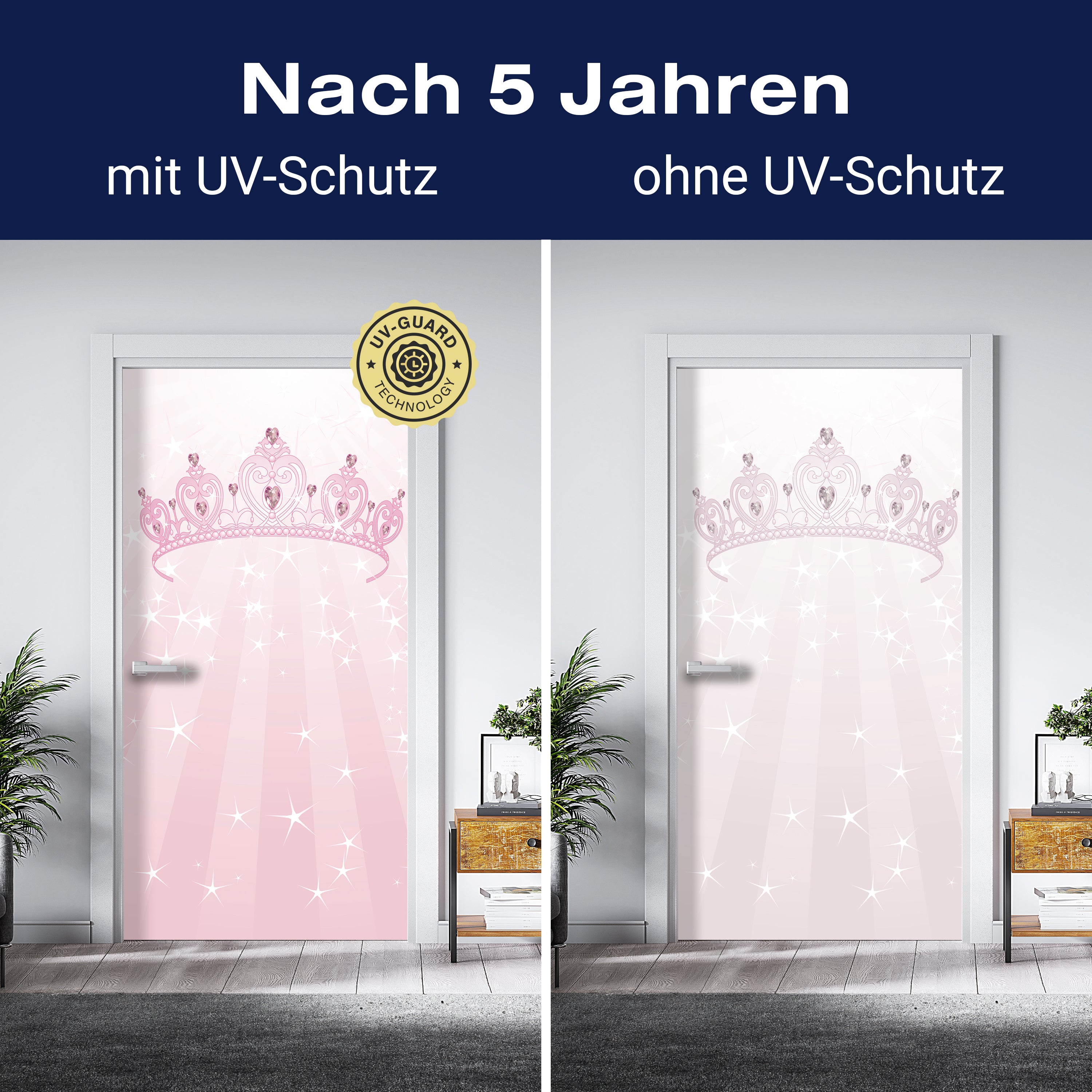 Türtapete Prinzessinnenkrone M0436 - Bild 4 Türtapete Prinzessinnenkrone M0436 - Bild 4