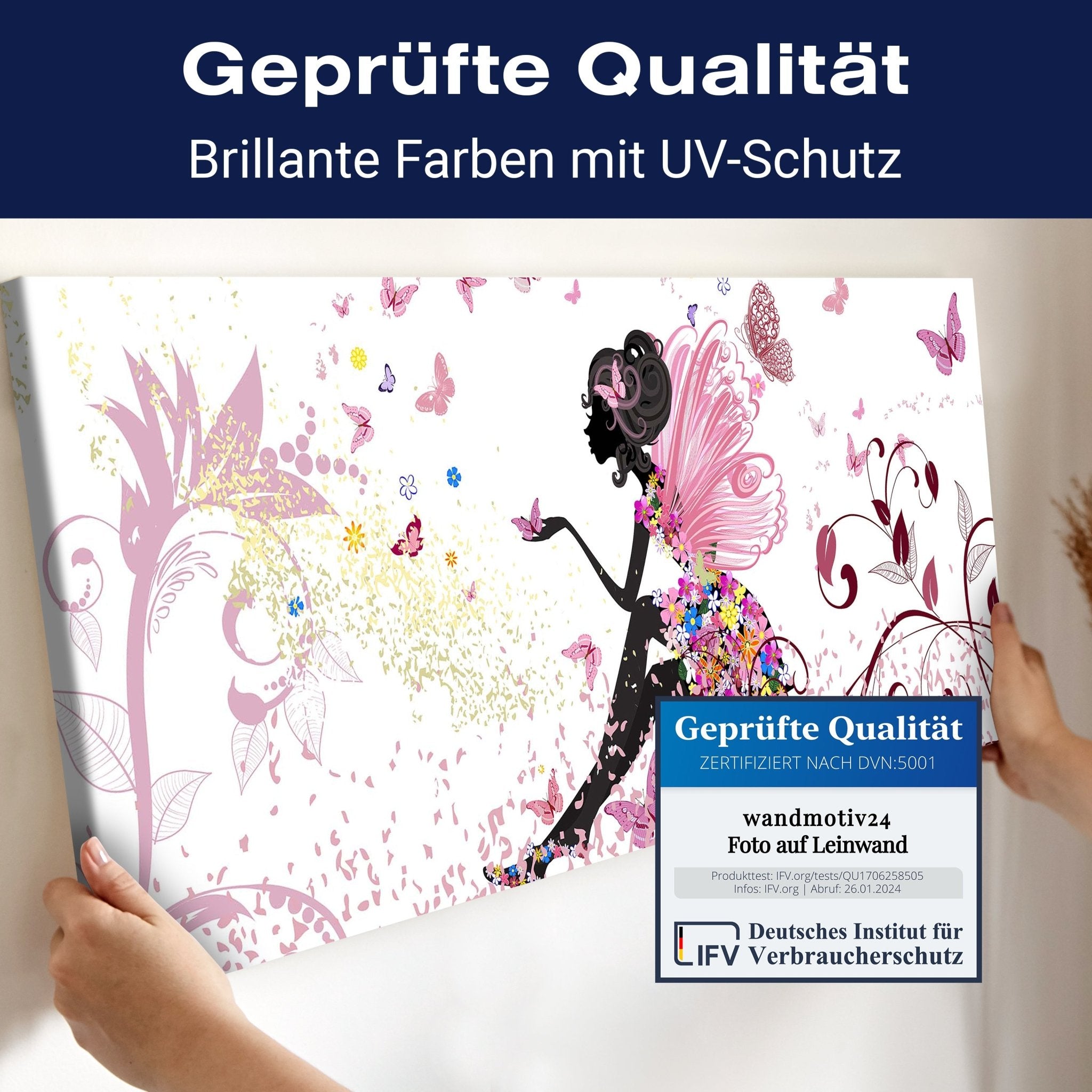 Leinwandbild Schmetterlingselfe M0438 kaufen - Bild 4 Leinwandbild Schmetterlingselfe M0438 kaufen - Bild 4