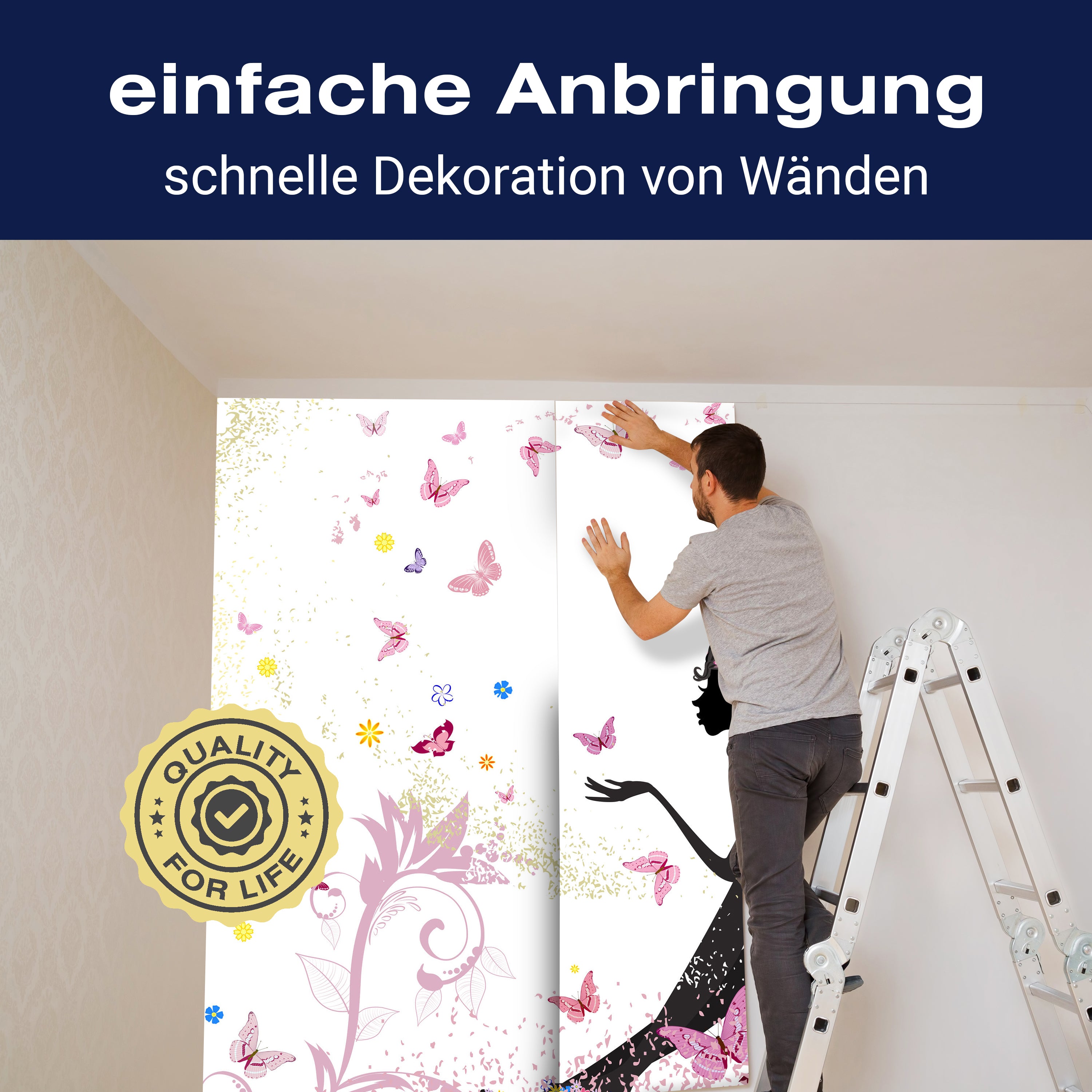 Fototapete Kinderzimmer Schmetterlingselfe M0438 - Bild 3 Fototapete Kinderzimmer Schmetterlingselfe M0438 - Bild 3