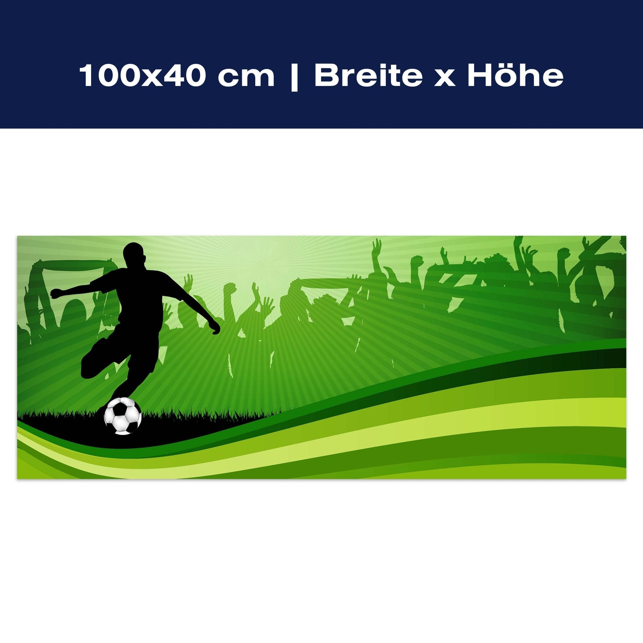 Leinwandbild Fussball M0439 Leinwandbild Fussball M0439