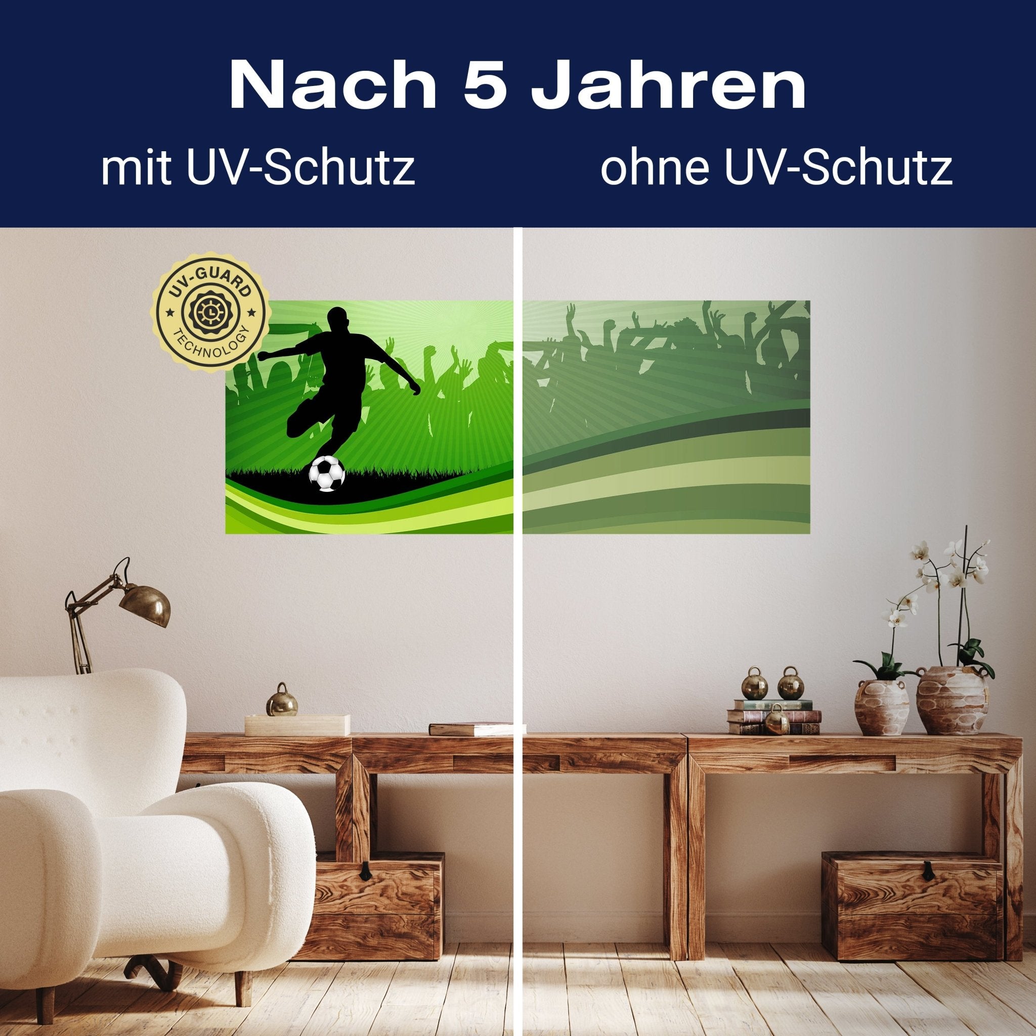 Leinwandbild Fussball M0439 kaufen - Bild 9 Leinwandbild Fussball M0439 kaufen - Bild 9