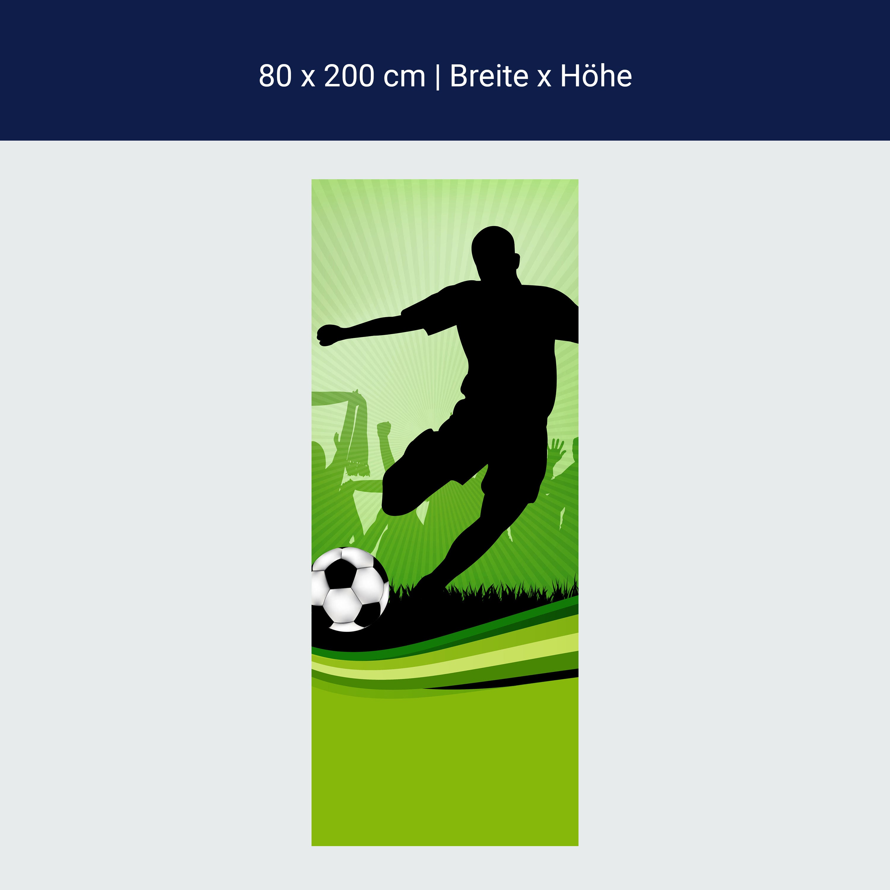 Türtapete Fussball M0439 Türtapete Fussball M0439