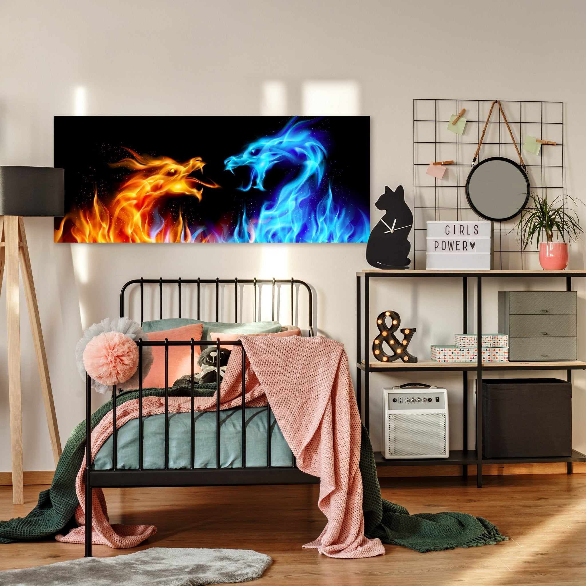 Leinwandbild Feuerdrachen M0440 kaufen - Bild 3 Leinwandbild Feuerdrachen M0440 kaufen - Bild 3