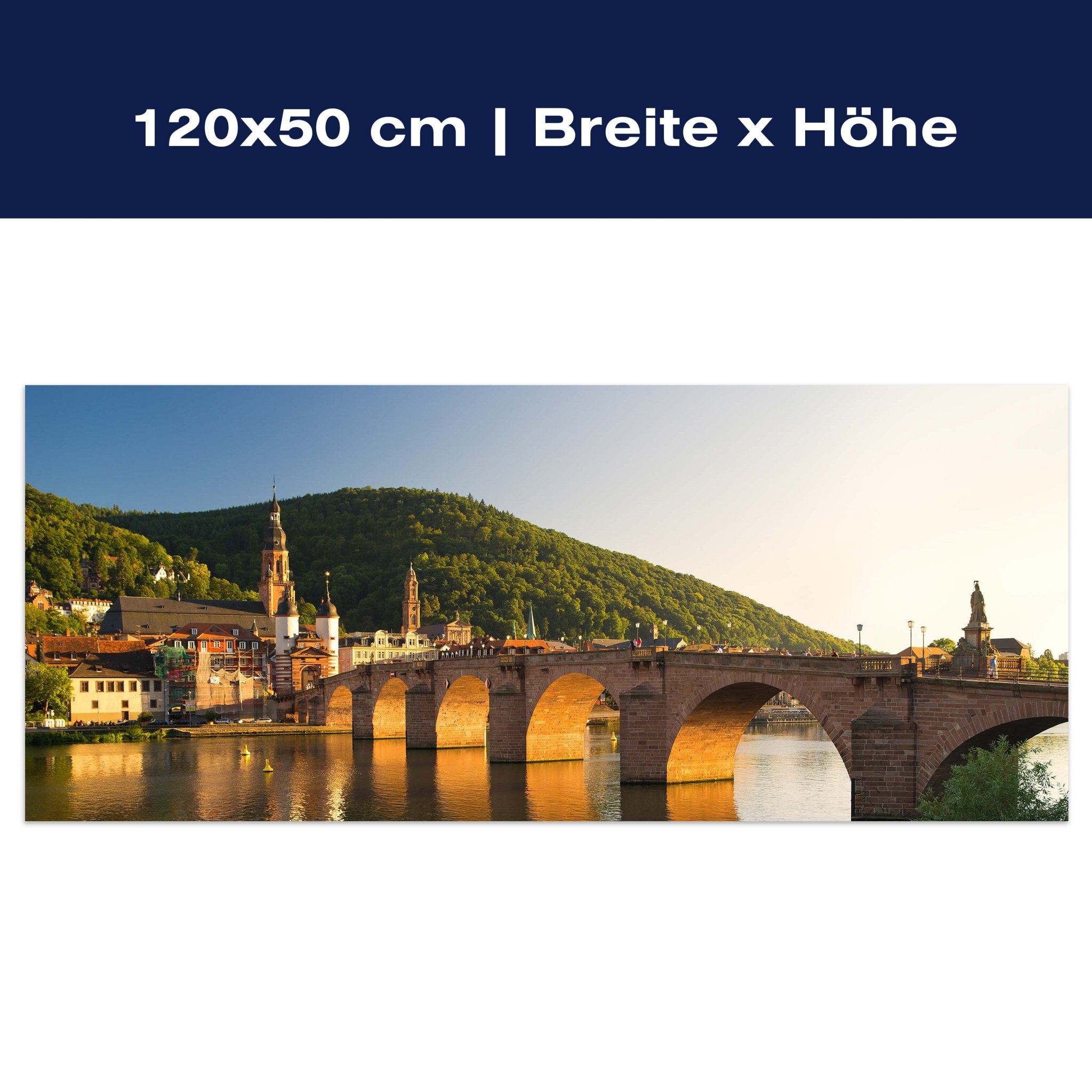 Leinwandbild Alte Brücke Heidelberg M0447 Leinwandbild Alte Brücke Heidelberg M0447