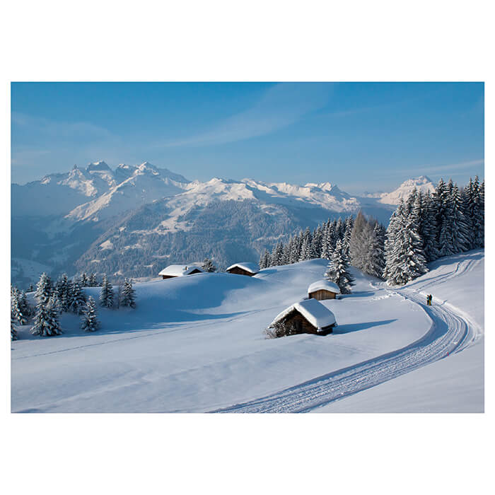 Fototapete Winterwanderung M0455 - Bild 2 Fototapete Winterwanderung M0455 - Bild 2