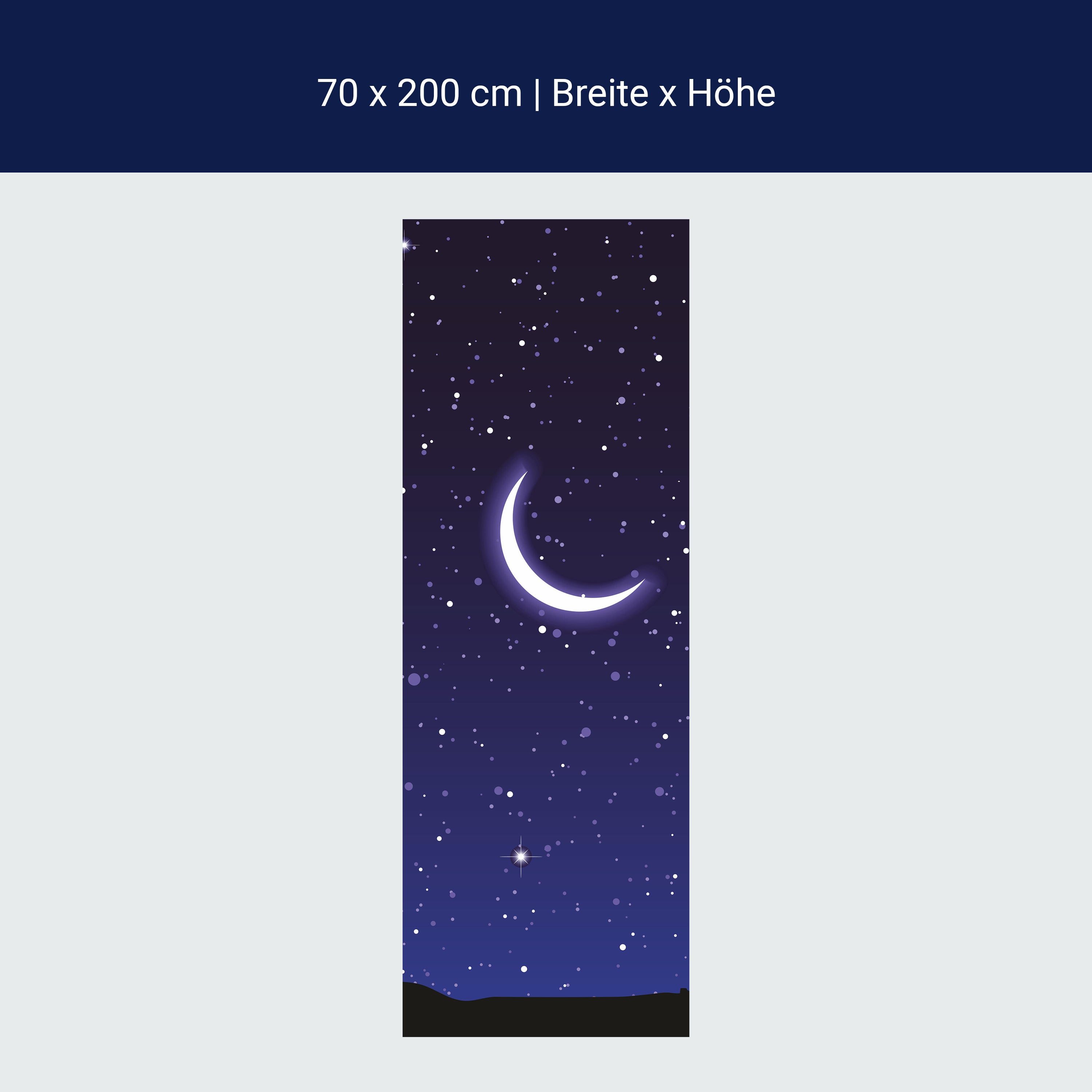 Türtapete Sternennacht M0470 Türtapete Sternennacht M0470