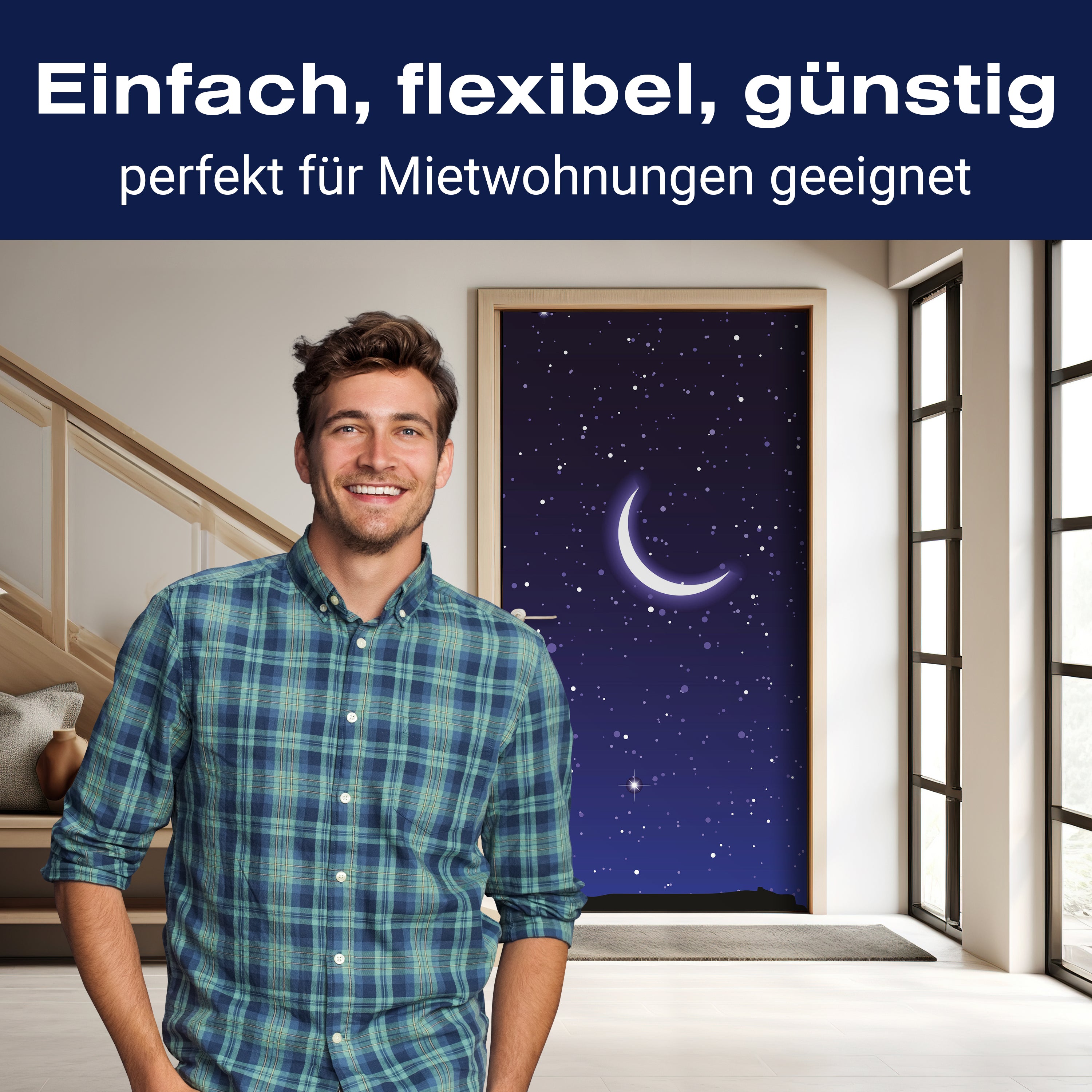 Türtapete Sternennacht M0470 - Bild 3 Türtapete Sternennacht M0470 - Bild 3