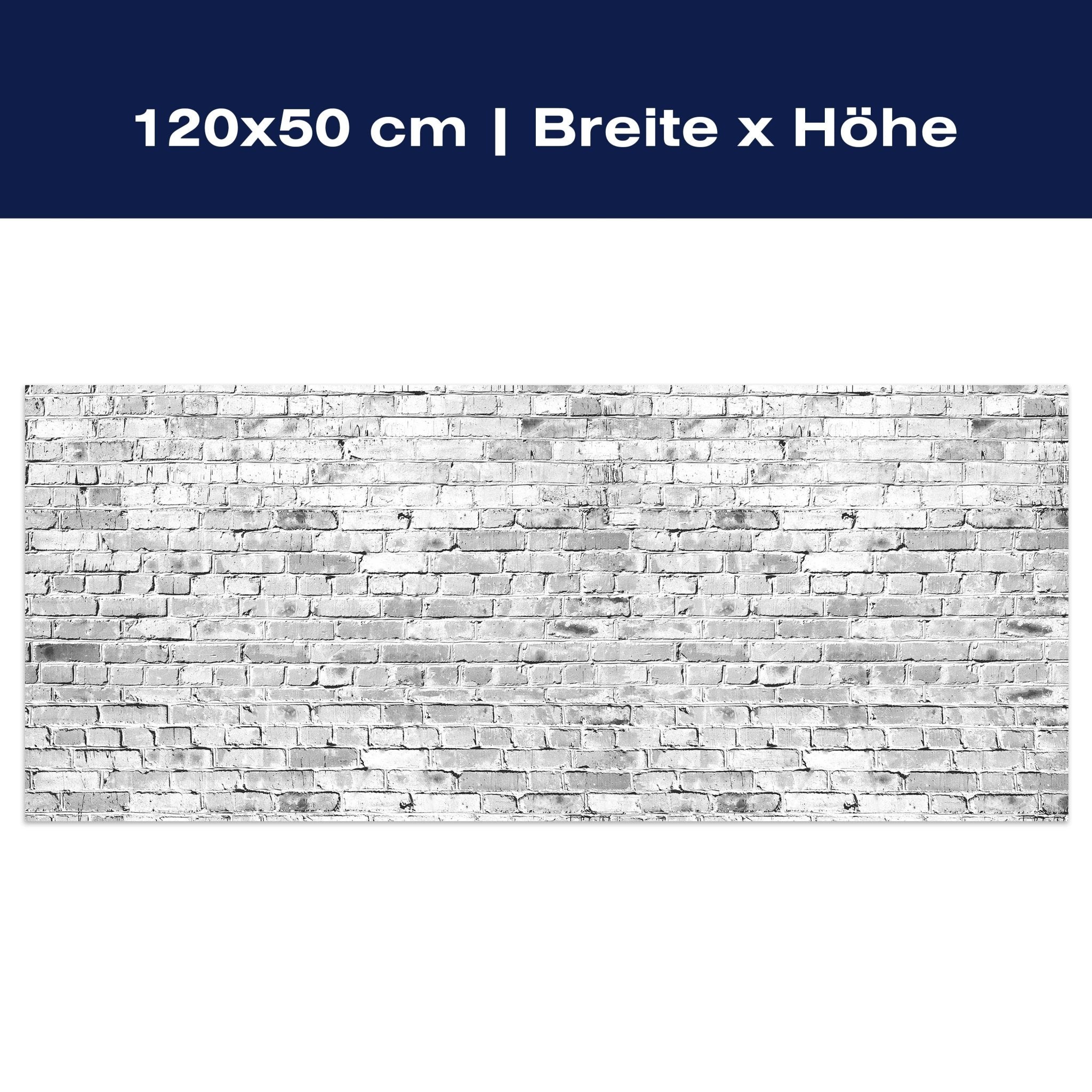 Leinwandbild Klinkersteine Grau M0471 Leinwandbild Klinkersteine Grau M0471