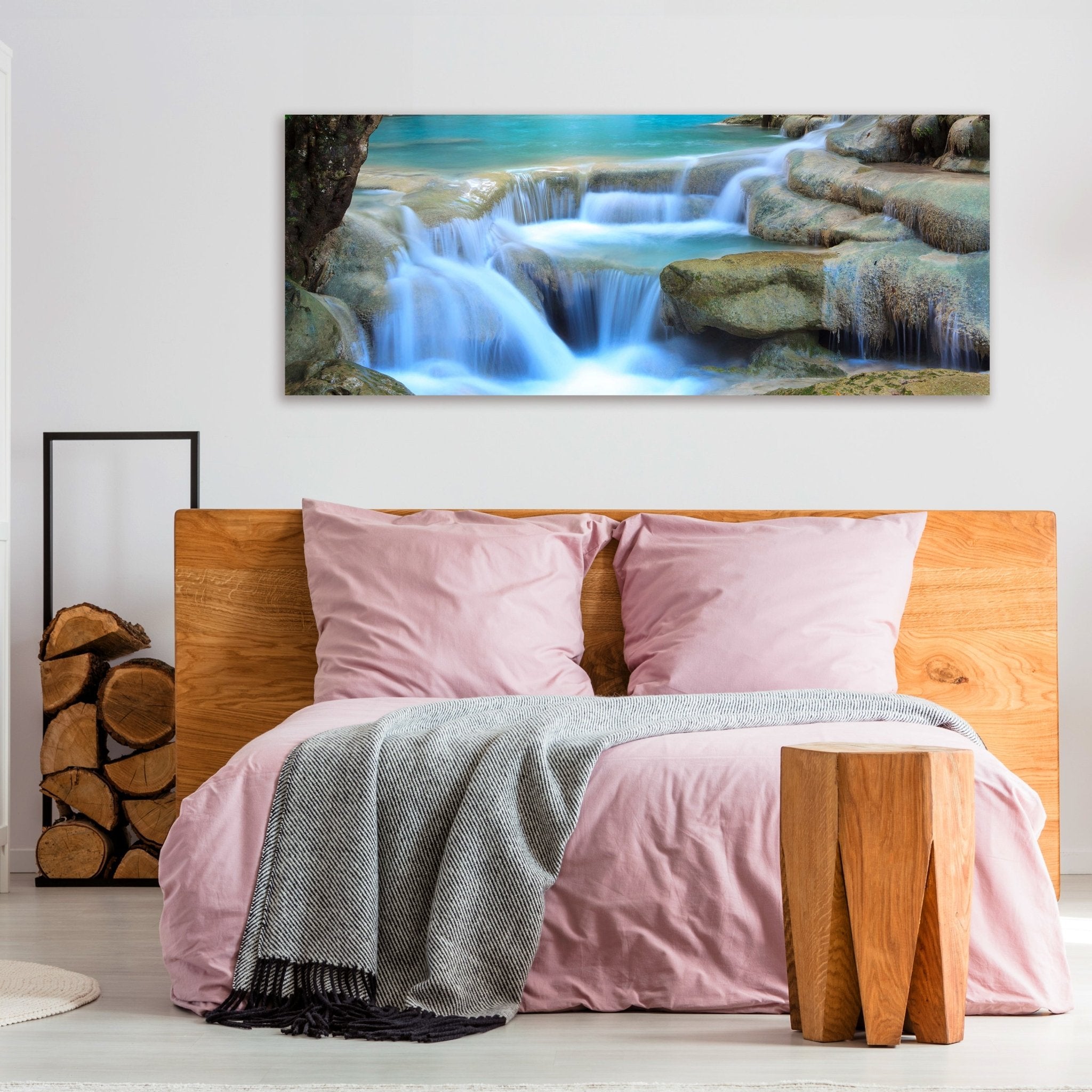 Leinwandbild Wasserfall im Wald M0485 kaufen - Bild 3 Leinwandbild Wasserfall im Wald M0485 kaufen - Bild 3