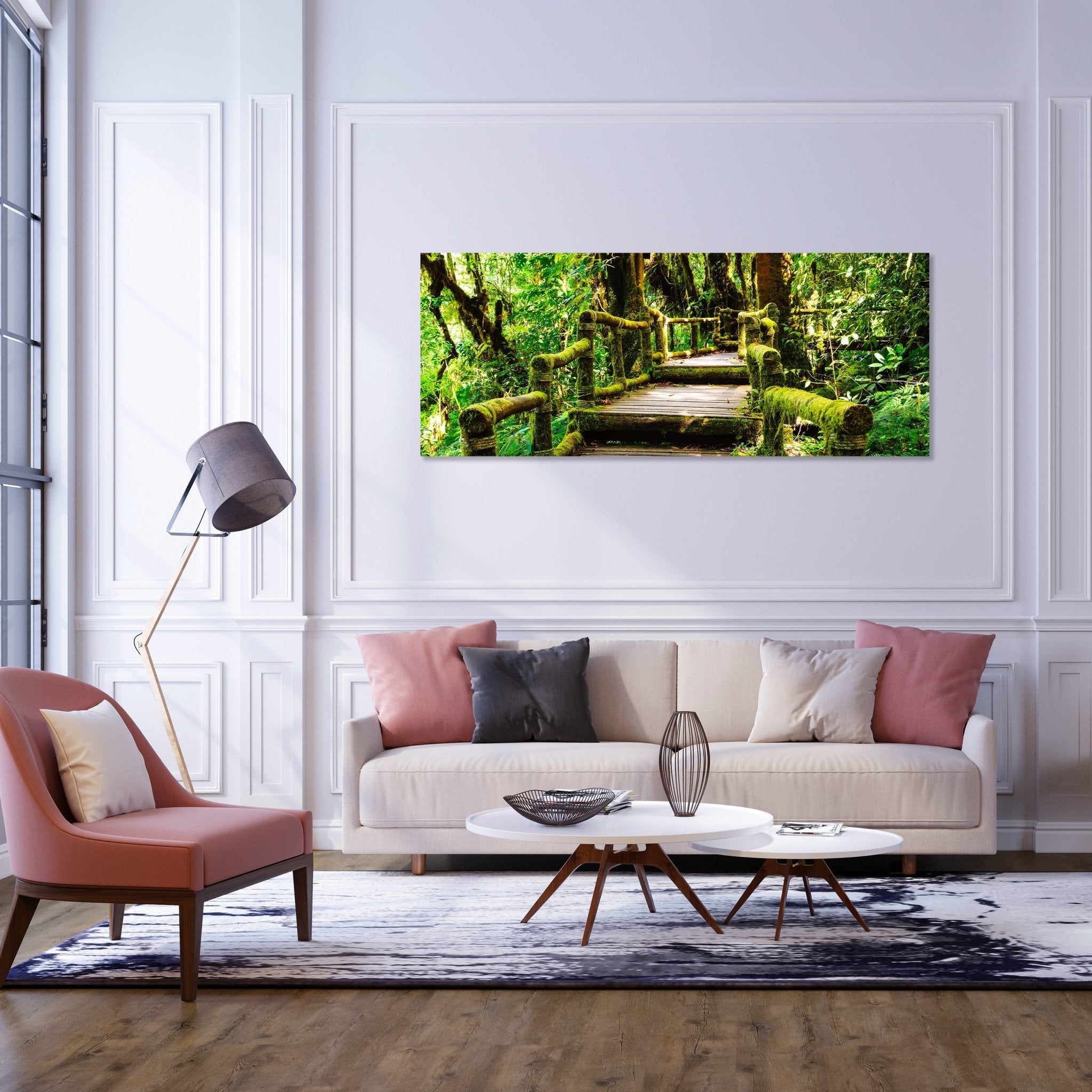 Leinwandbild Treppe im Urwald M0486 kaufen - Bild 2 Leinwandbild Treppe im Urwald M0486 kaufen - Bild 2