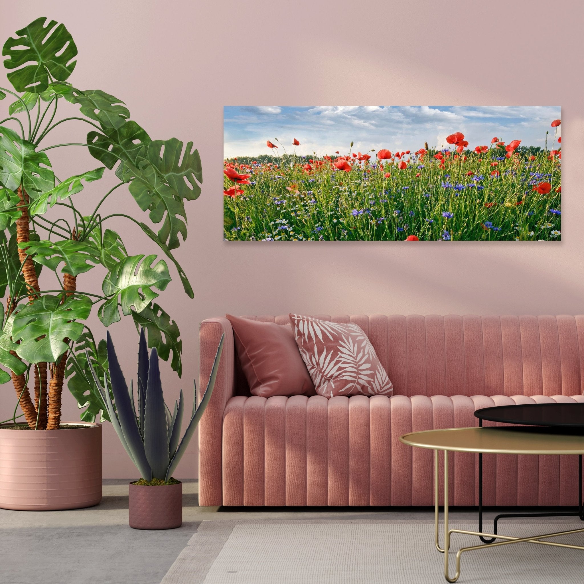Leinwandbild Blumenwiese M0493 kaufen - Bild 3 Leinwandbild Blumenwiese M0493 kaufen - Bild 3