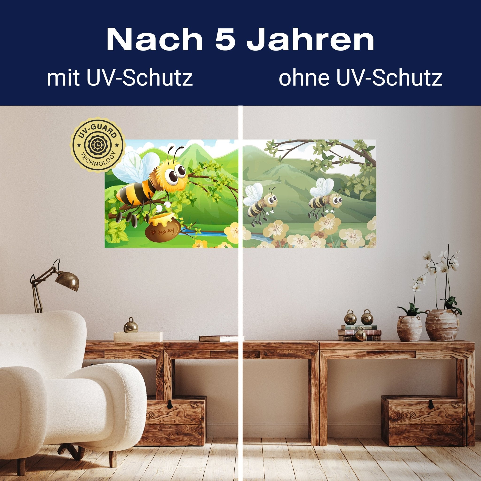 Leinwandbild Honigbienen M0497 kaufen - Bild 9 Leinwandbild Honigbienen M0497 kaufen - Bild 9
