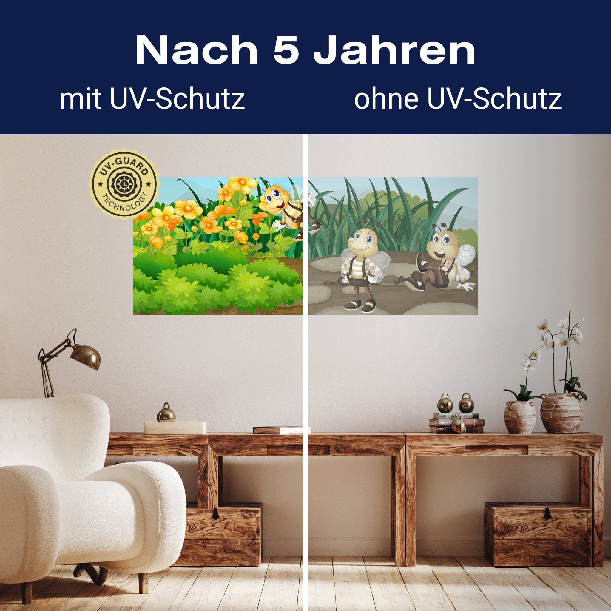 Leinwandbild Bienen im Garten M0498 kaufen - Bild 9 Leinwandbild Bienen im Garten M0498 kaufen - Bild 9