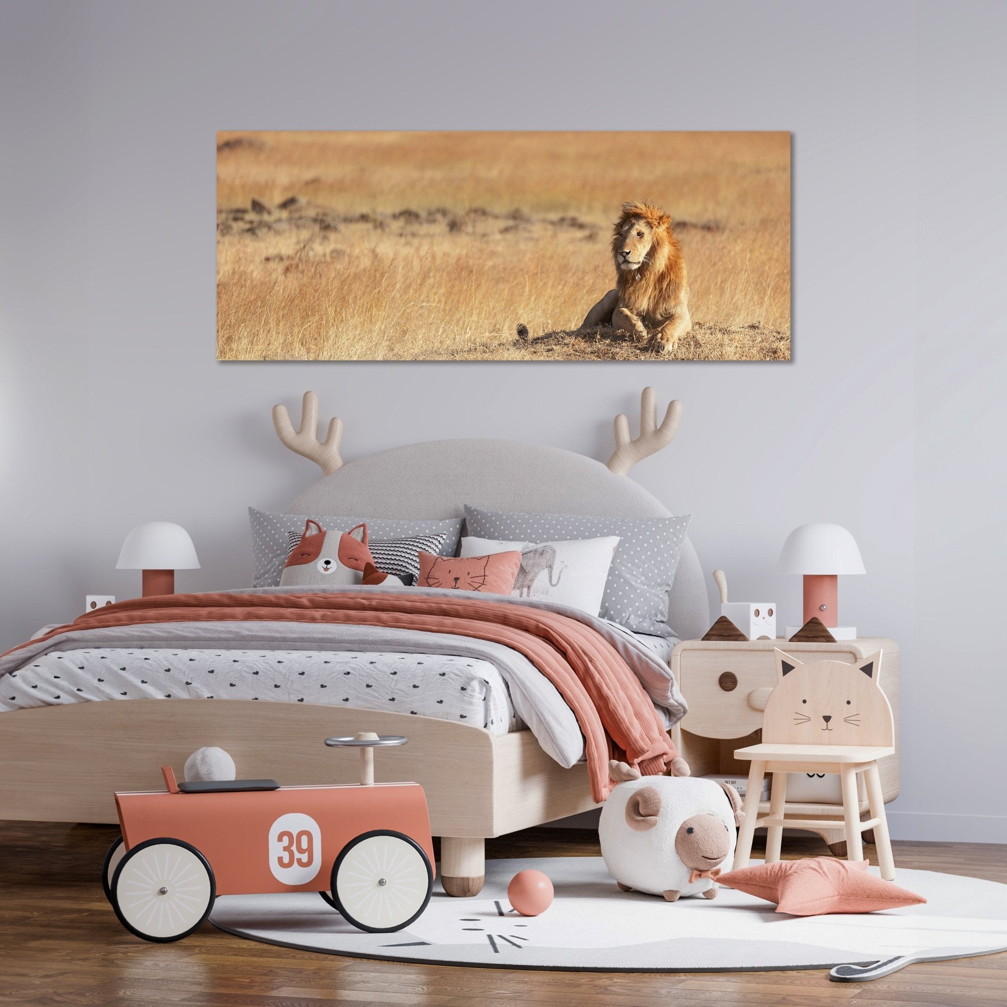 Leinwandbild König der Savanne M0515 kaufen - Bild 2 Leinwandbild König der Savanne M0515 kaufen - Bild 2